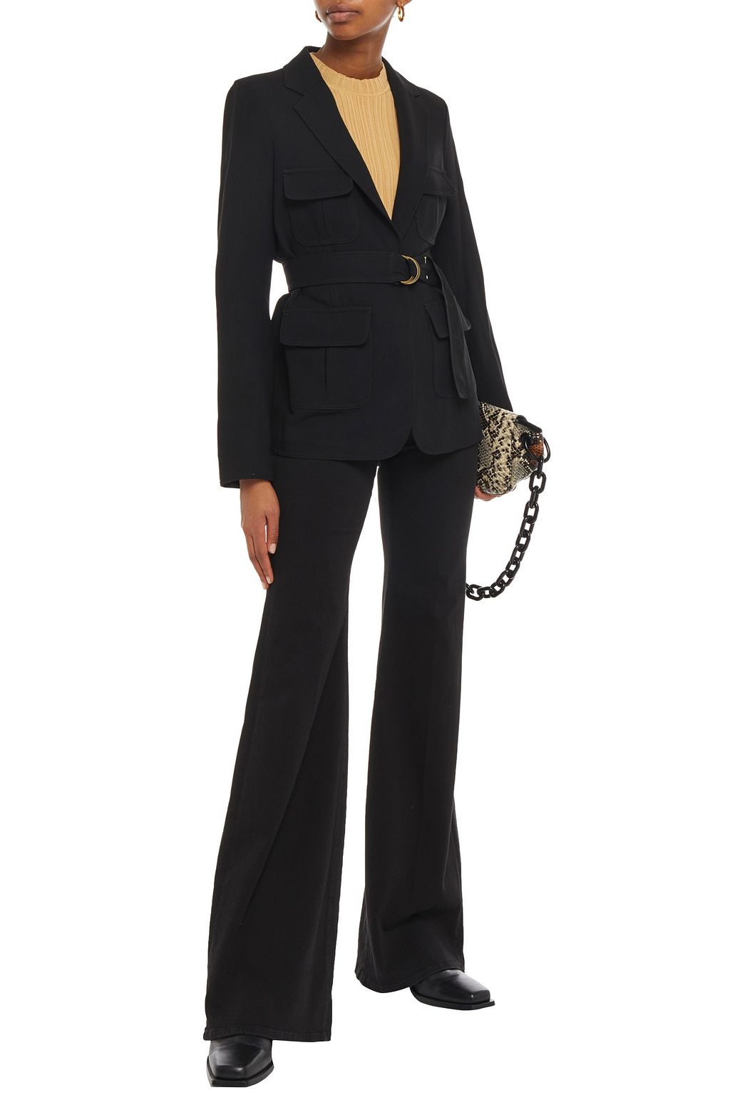 NILI LOTAN Hunt belted twill jacket