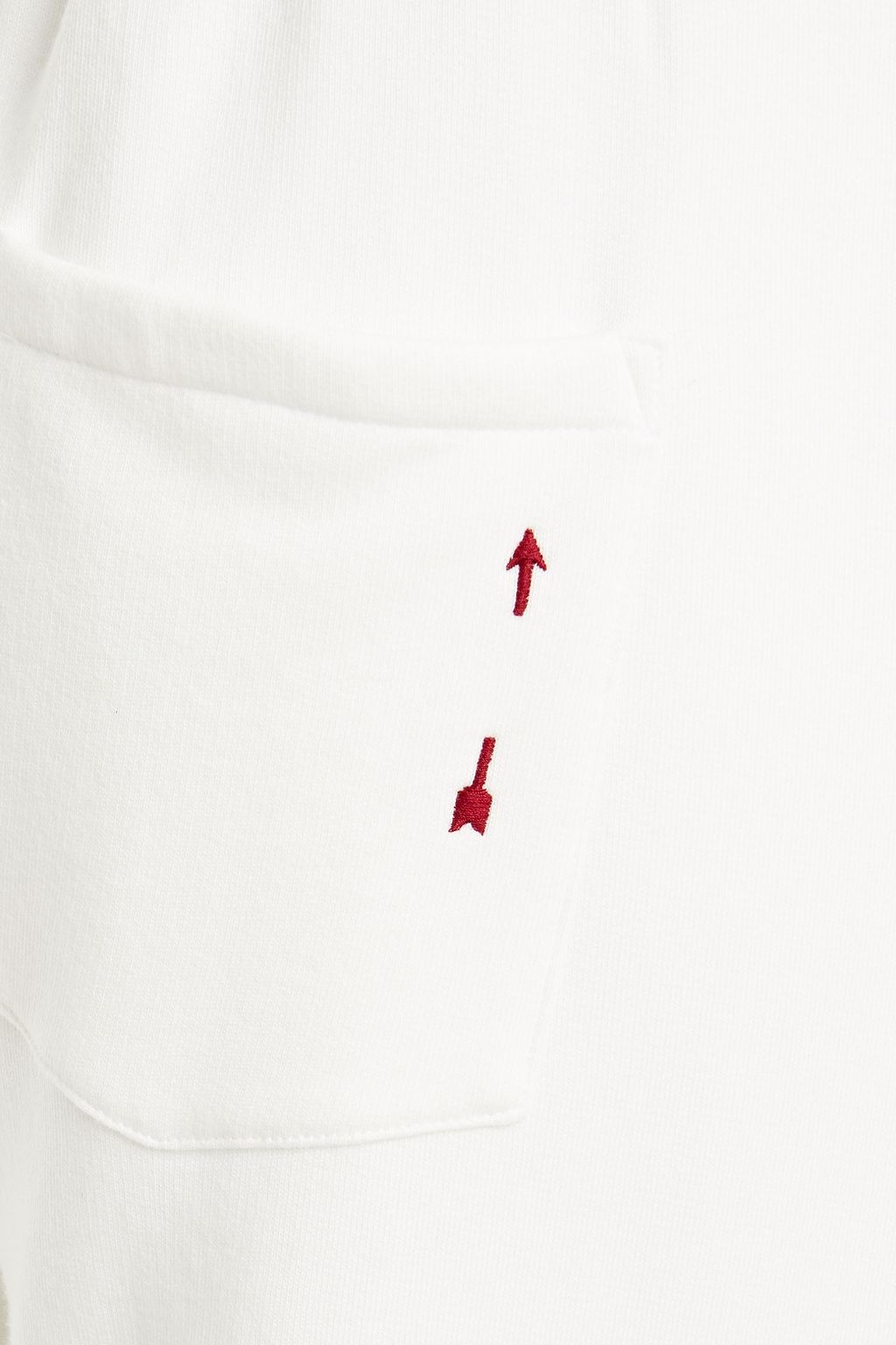 THE UPSIDE Captain French cotton-terry track pants