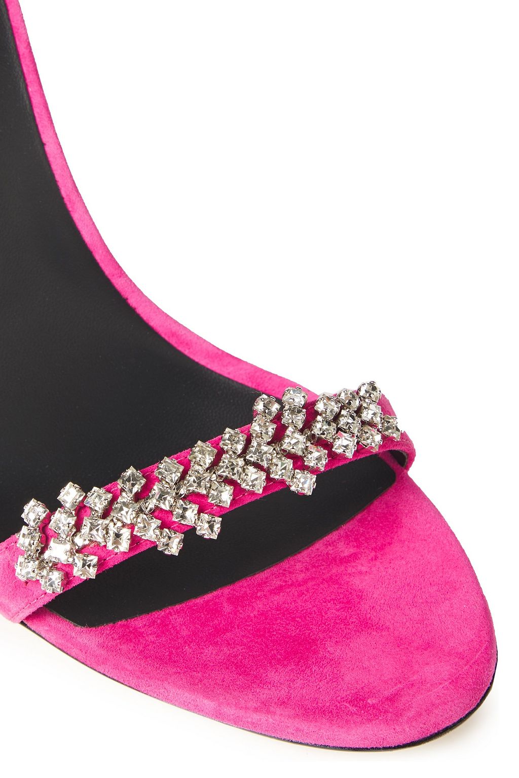 GIUSEPPE ZANOTTI Raissa crystal-embellished suede sandals