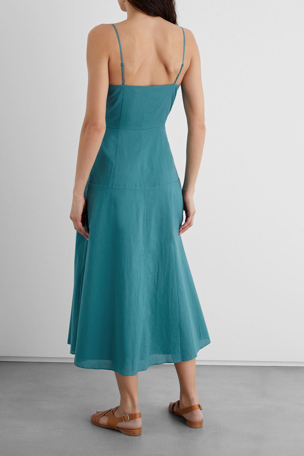 IRIS & INK Amelia cotton-voile midi dress