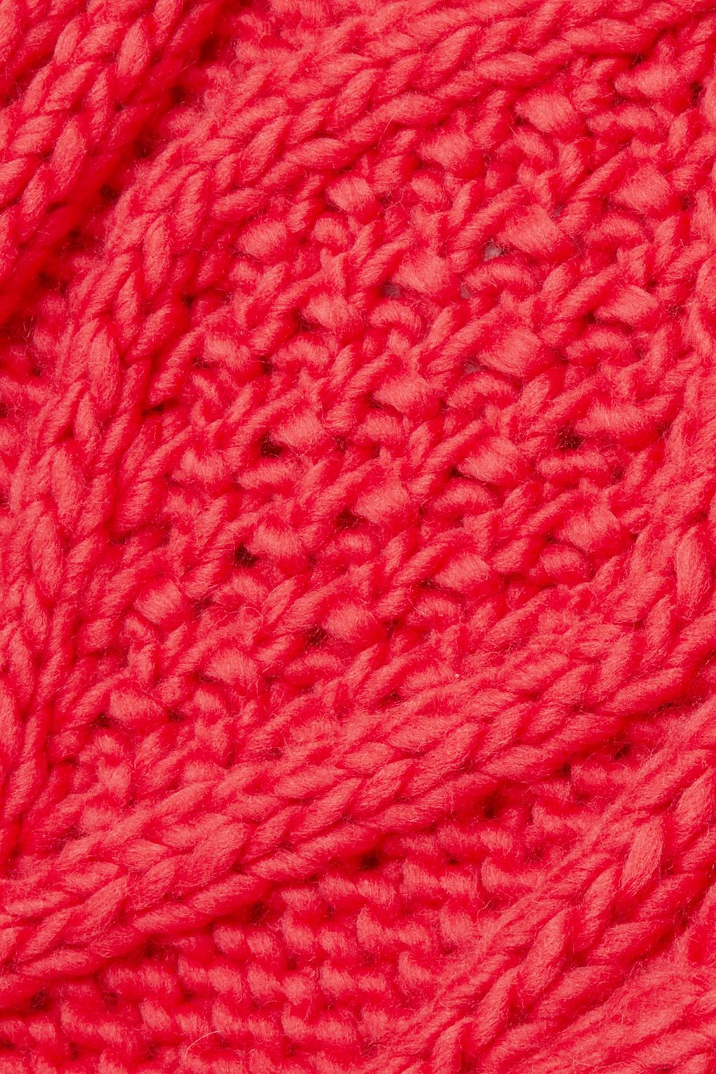 MR MITTENS Diamond oversized cable-knit wool sweater