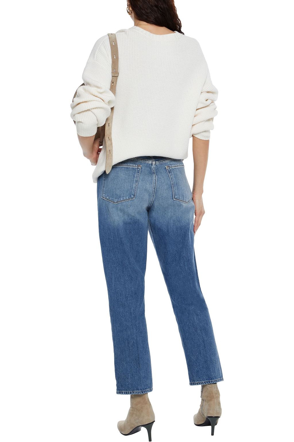 FRAME Le Nouveau mid-rise straight-leg jeans
