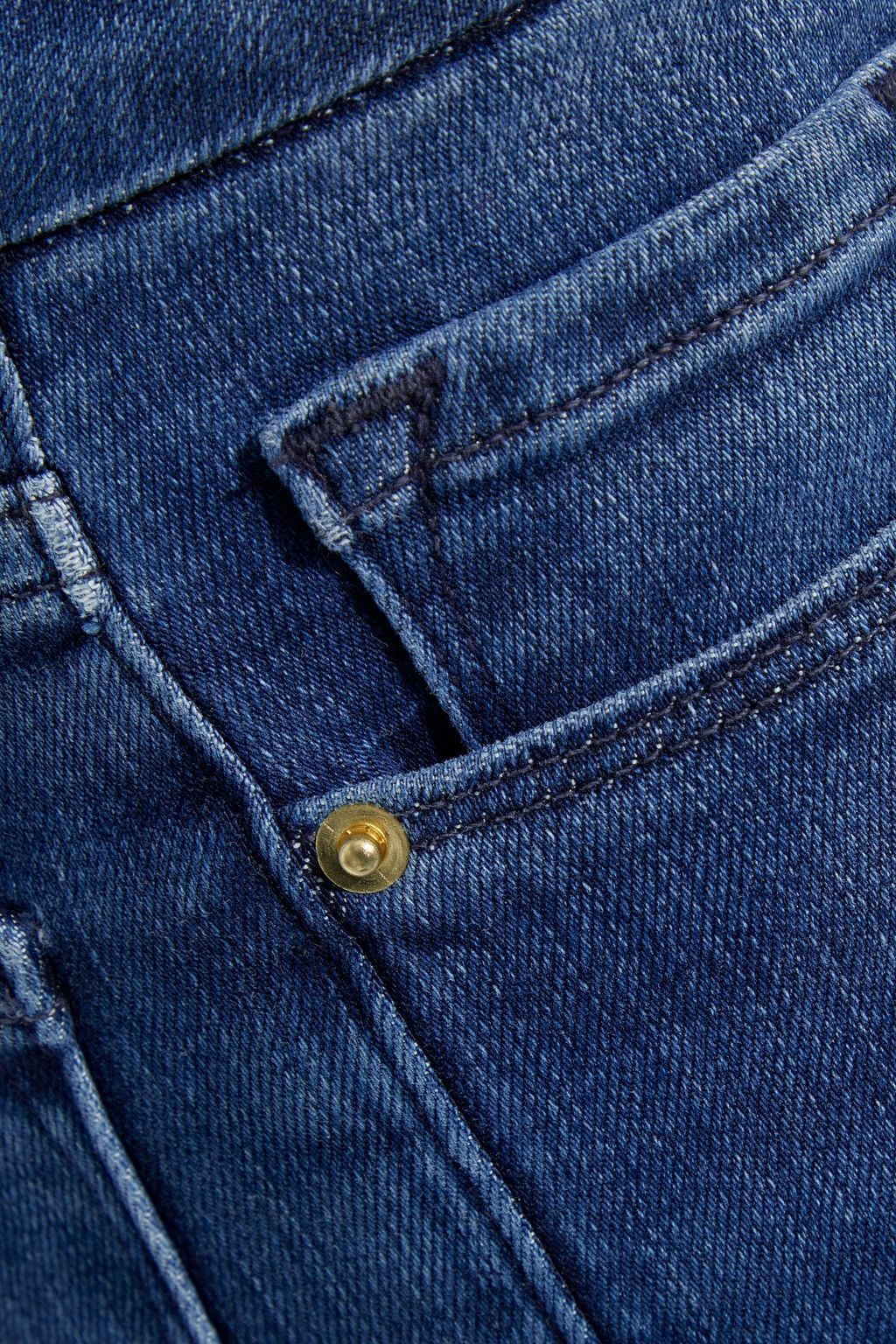 FRAME Le Crop Mini Boot mid-rise bootcut jeans
