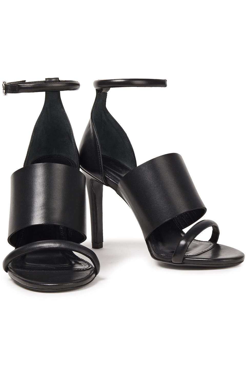 Rodebjer Adora Leather Sandals In Black