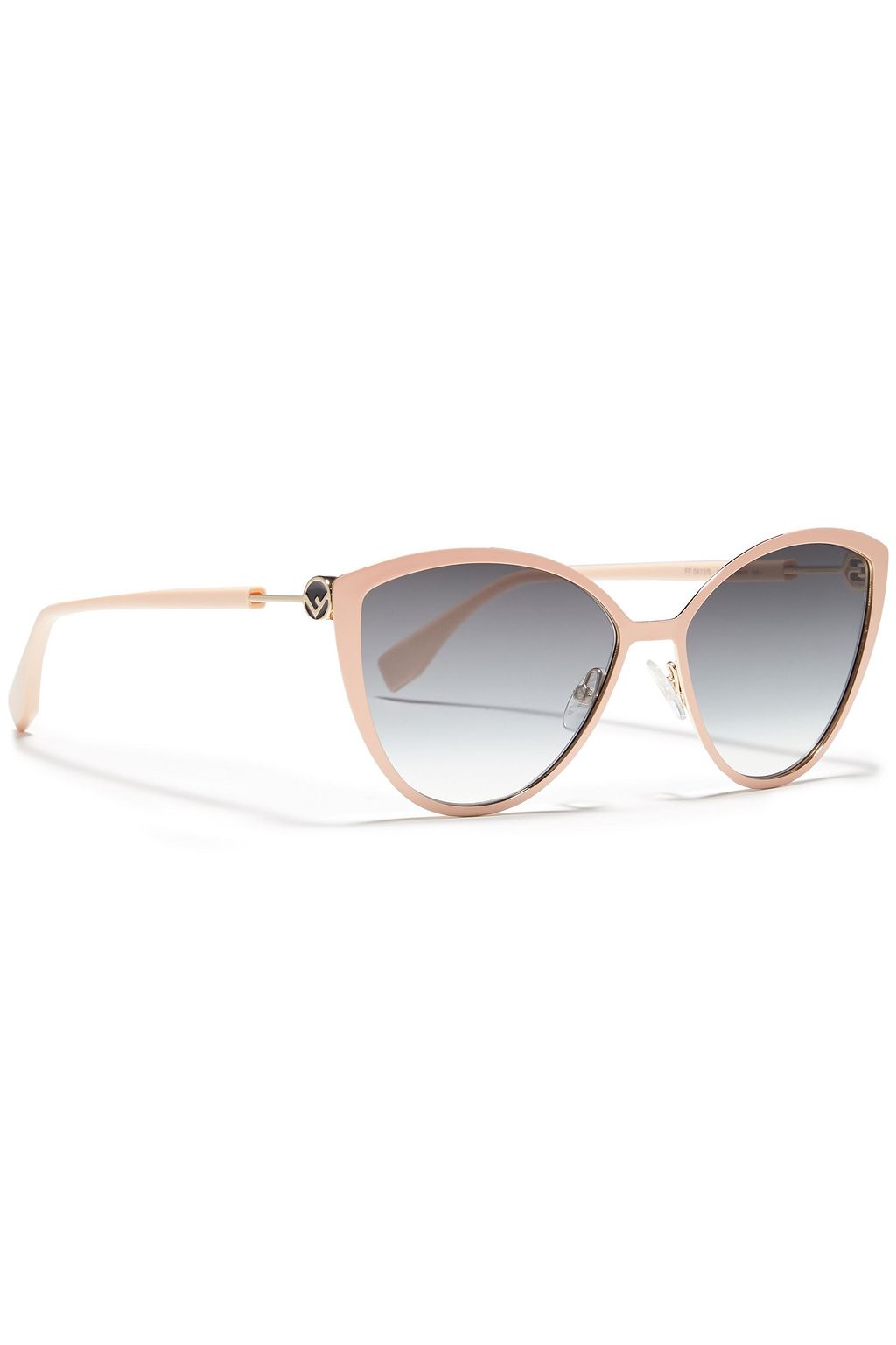 FENDI Cat-eye gold-tone sunglasses