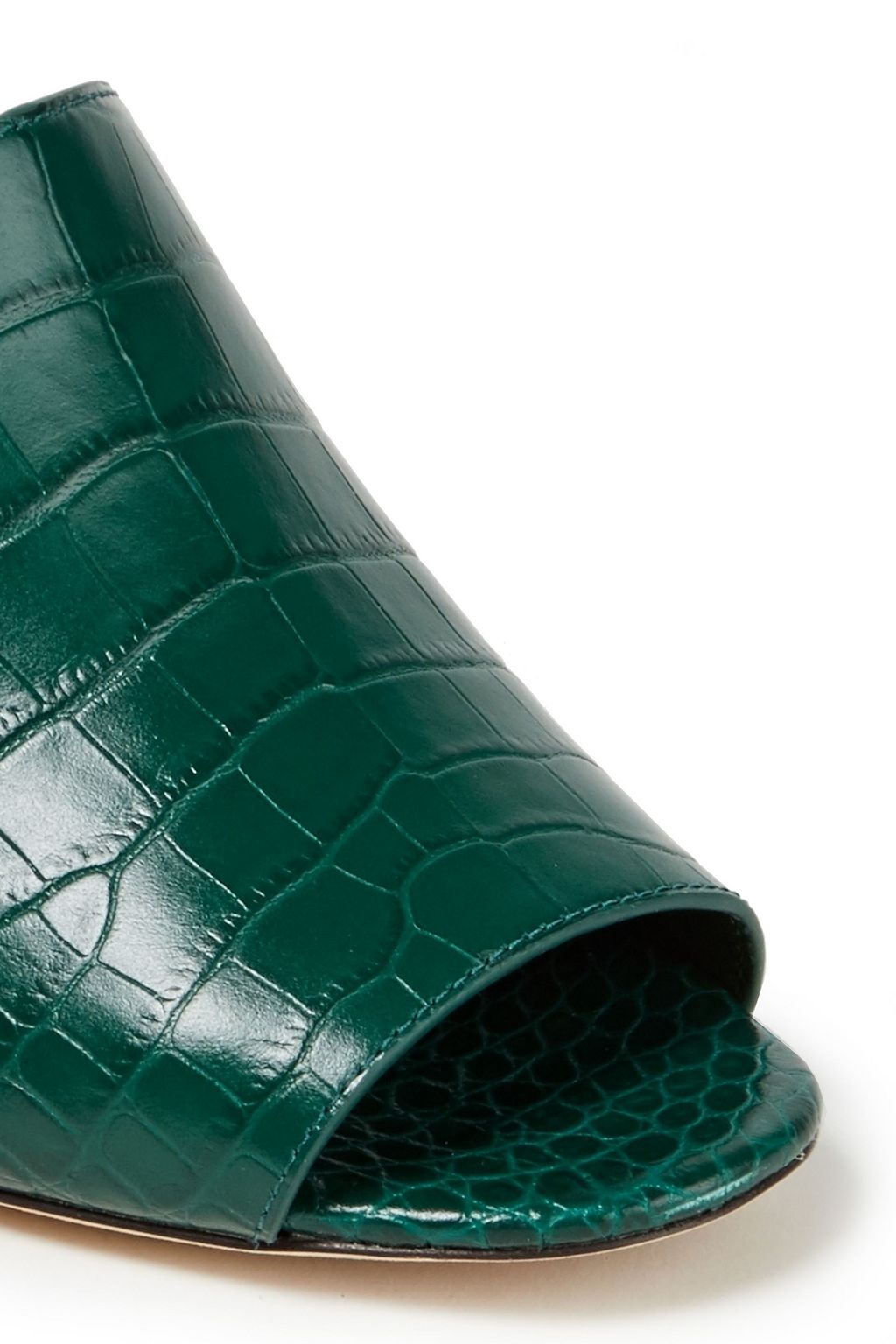 TORY BURCH Martine croc-effect leather mules