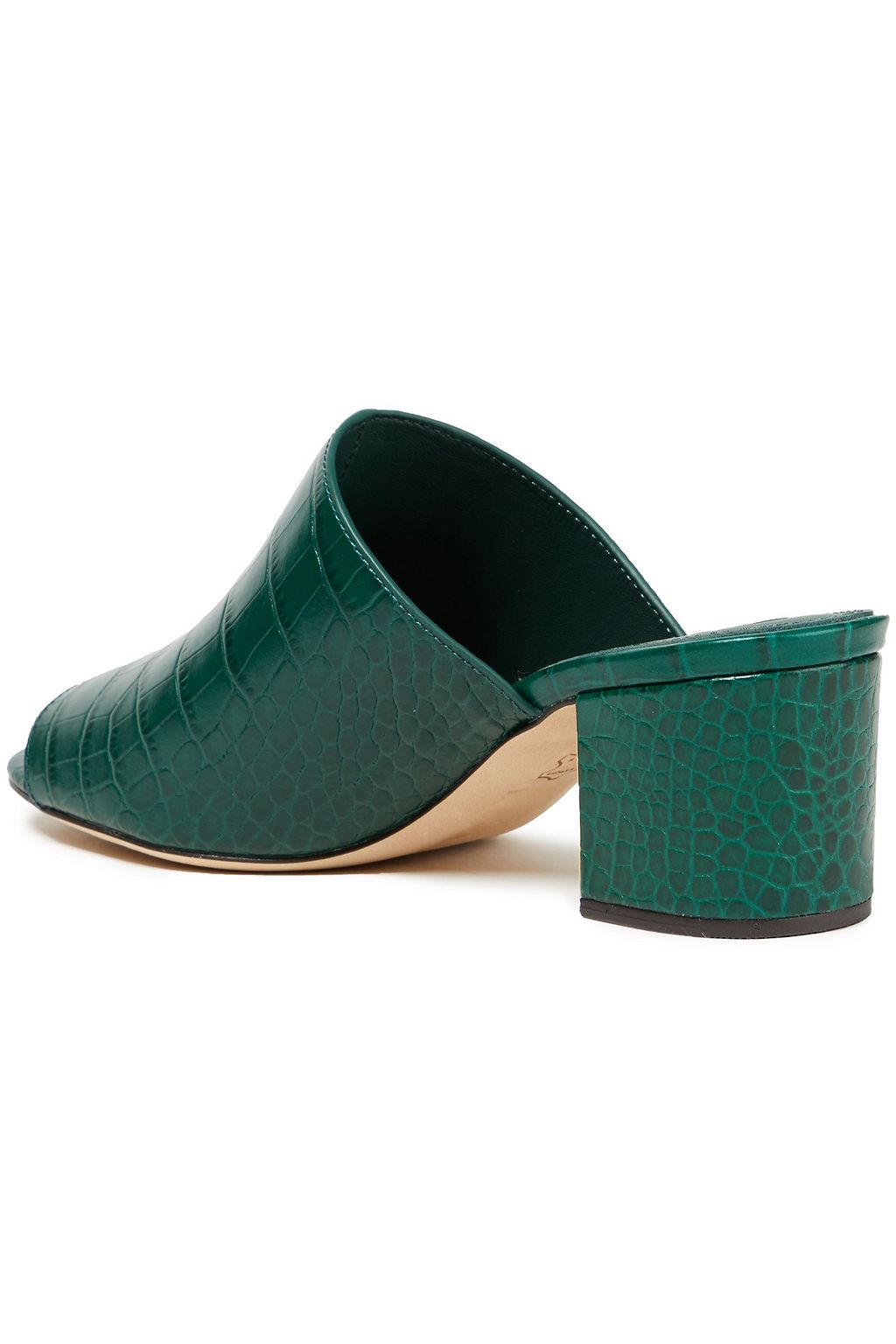 TORY BURCH Martine croc-effect leather mules