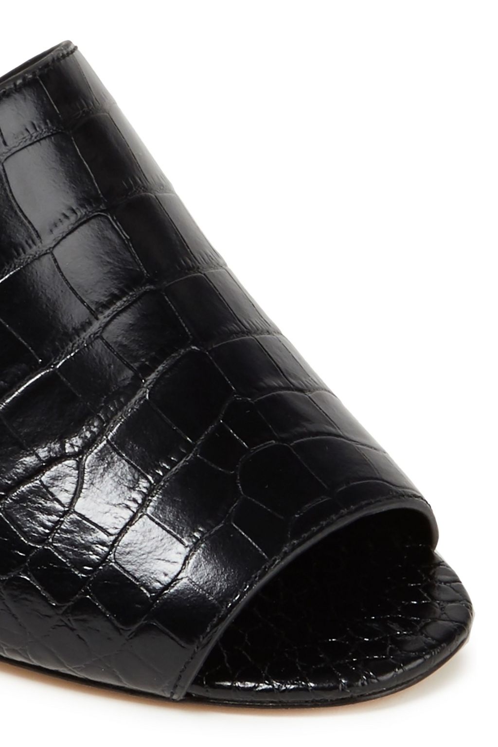 TORY BURCH Martine croc-effect leather mules