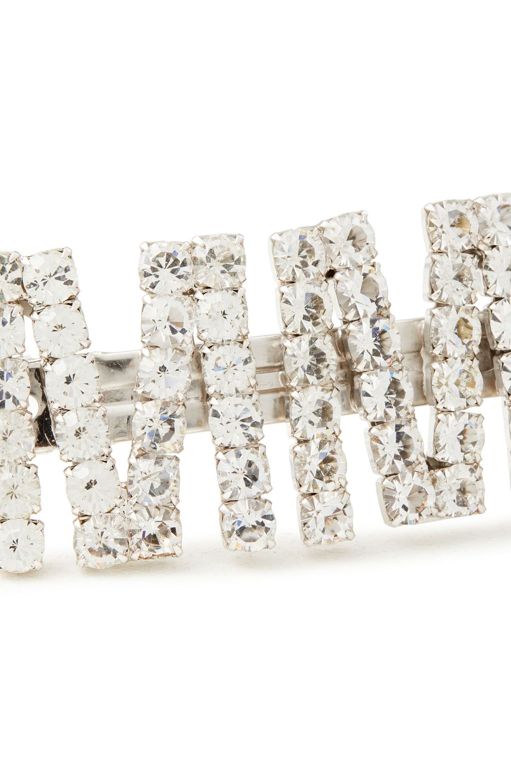 MM6 MAISON MARGIELA Silver-tone crystal hair slide