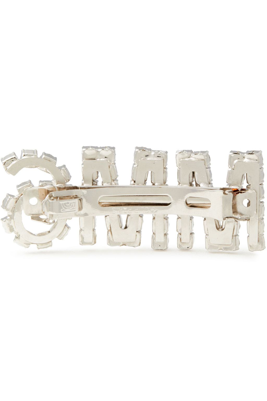 MM6 MAISON MARGIELA Silver-tone crystal hair slide