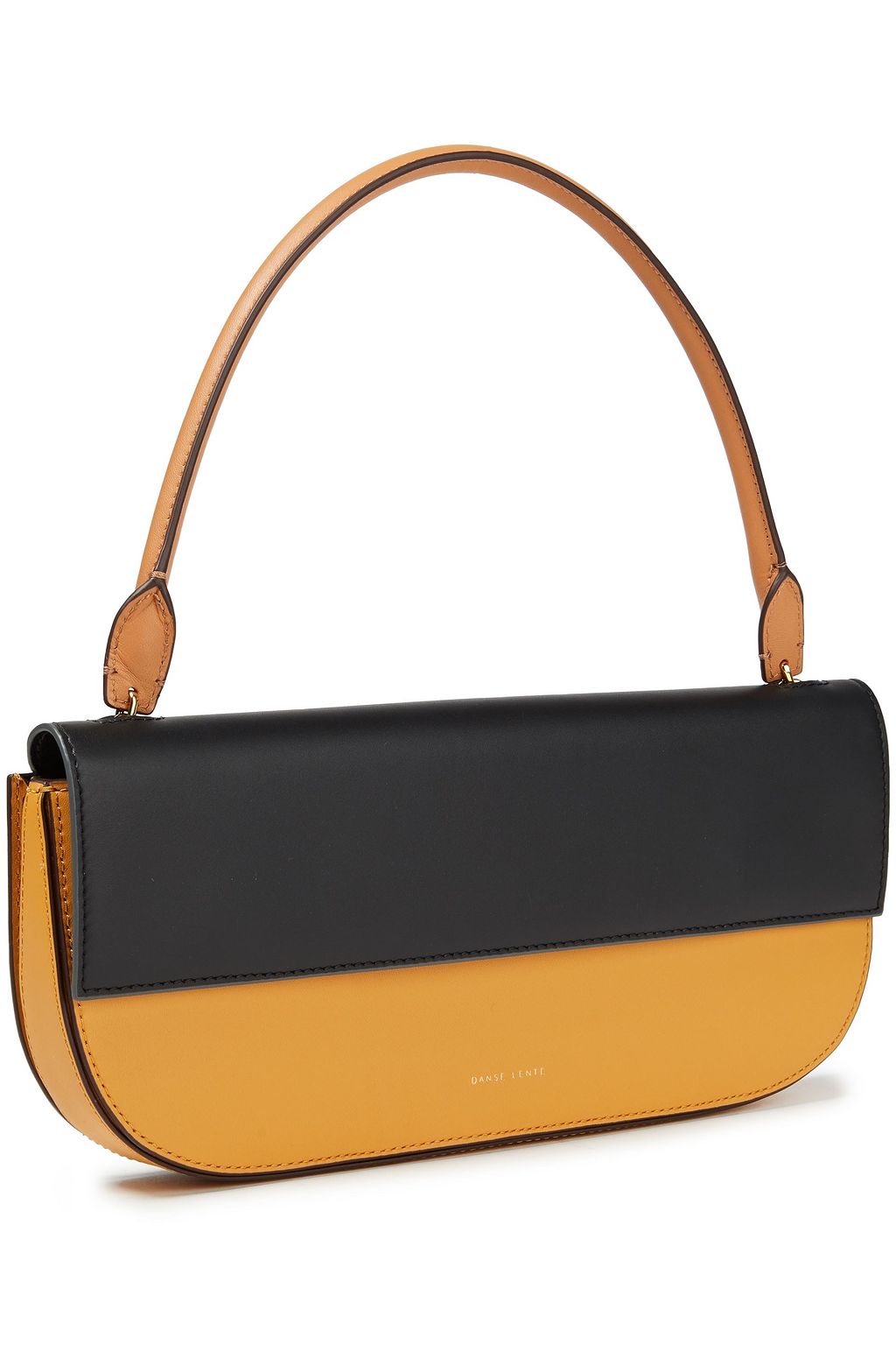 DANSE LENTE Two-tone leather shoulder bag