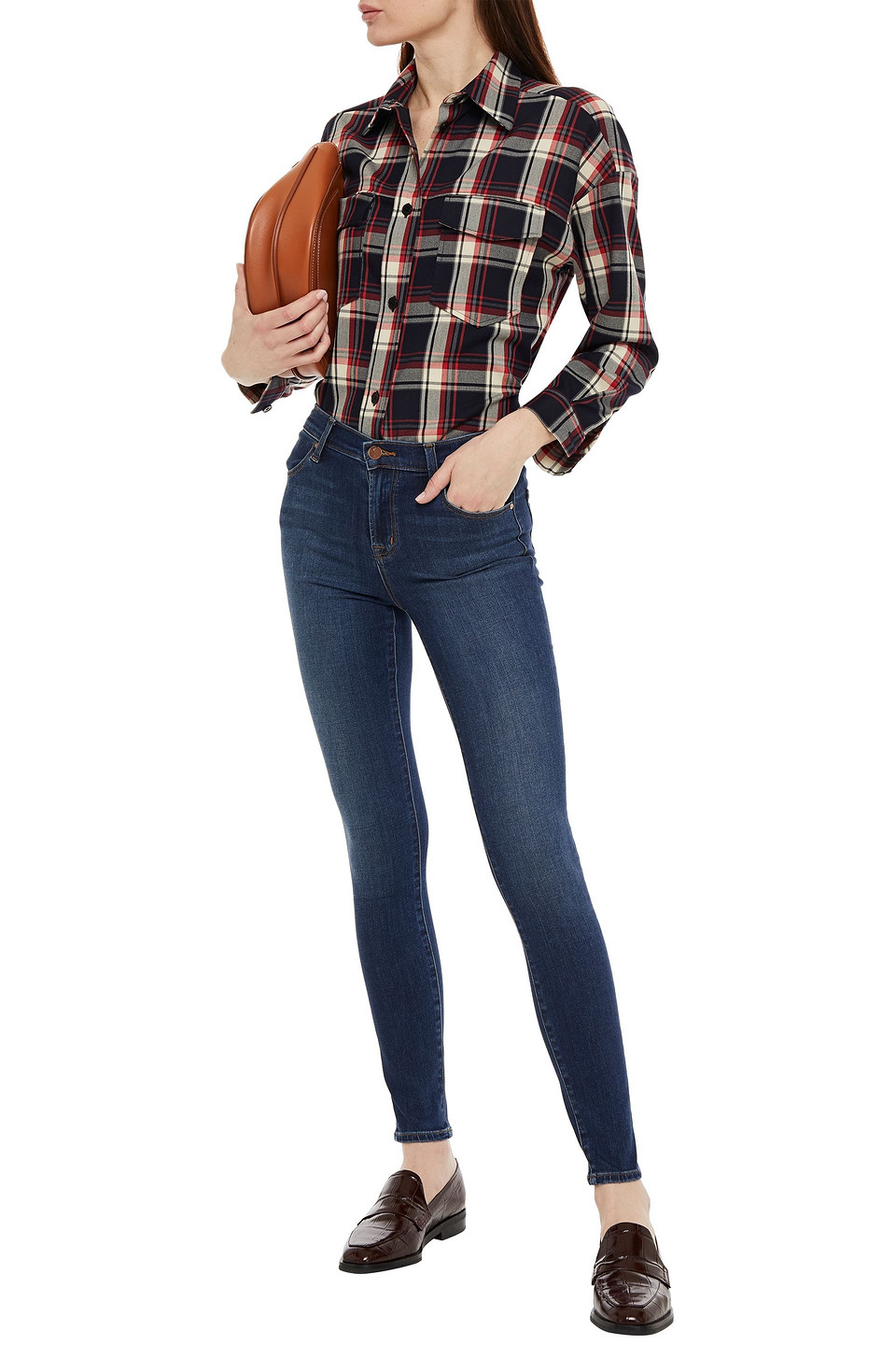 J Brand Maria High-rise Skinny Jeans In Blue