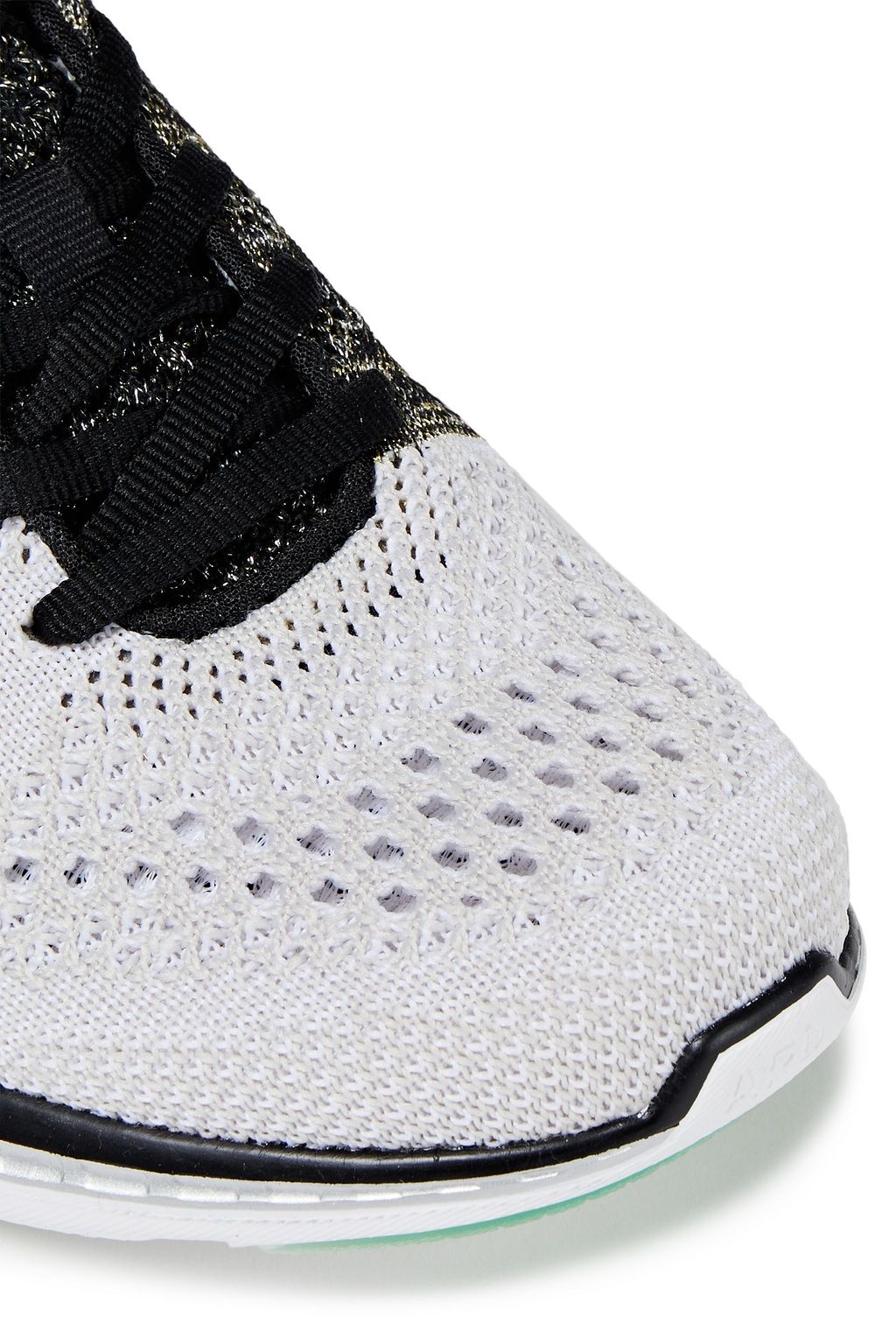 APL ATHLETIC PROPULSION LABS TechLoom Pro metallic stretch-knit sneakers