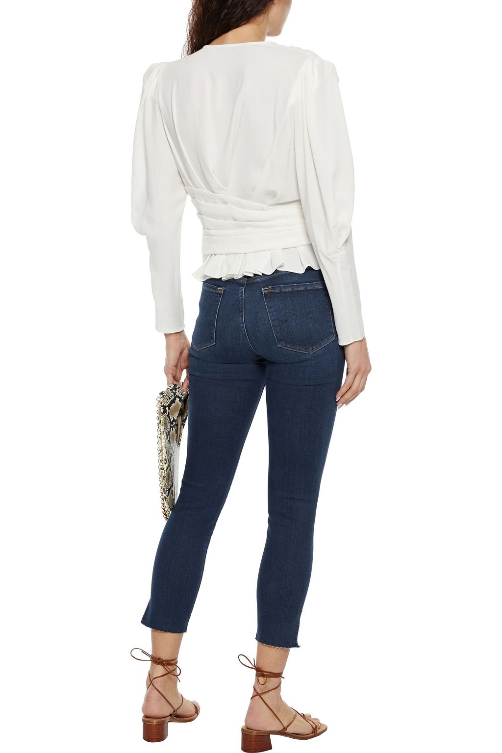 FRAME Ali cropped high-rise skinny jeans