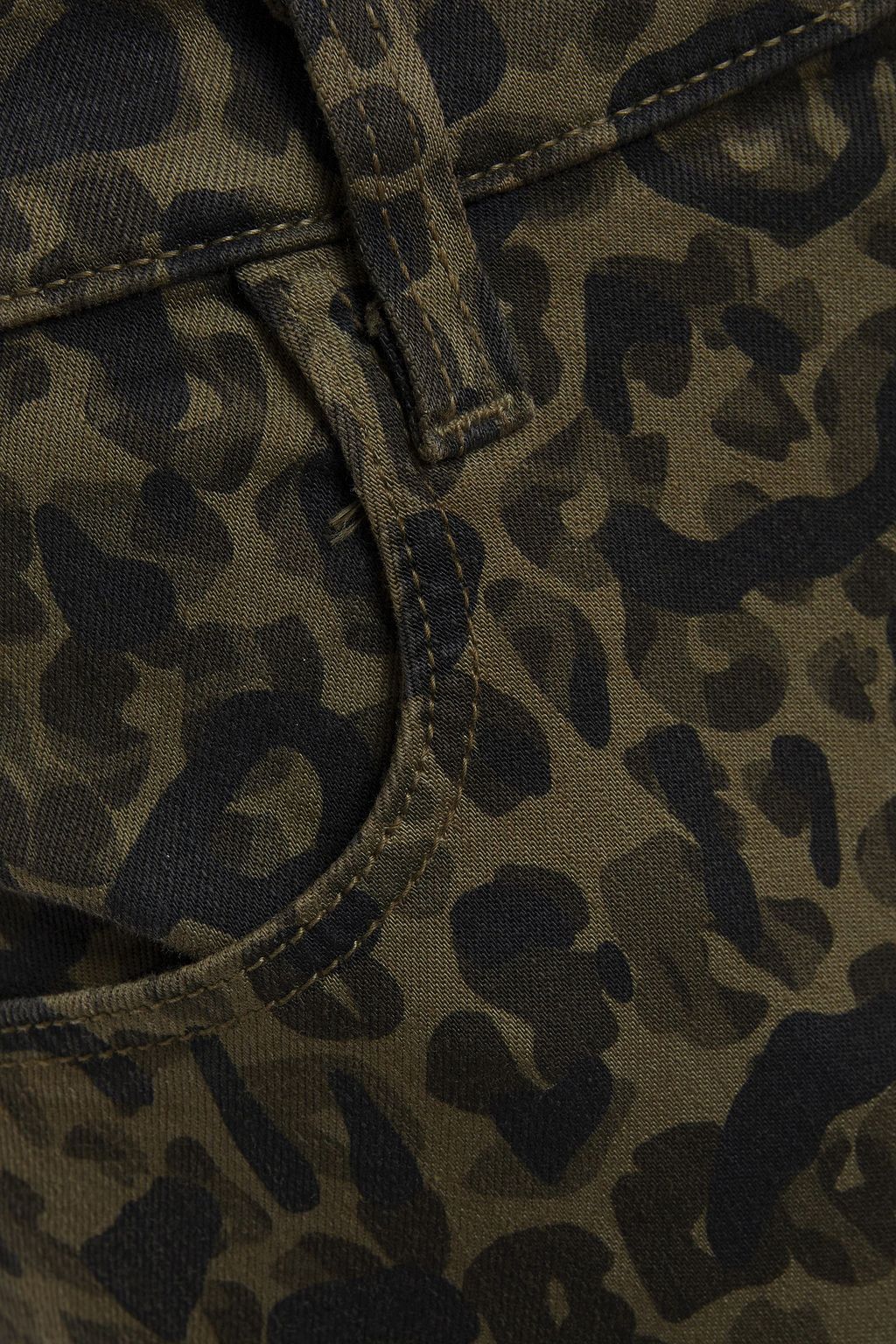 J BRAND Maria leopard-print high-rise skinny jeans