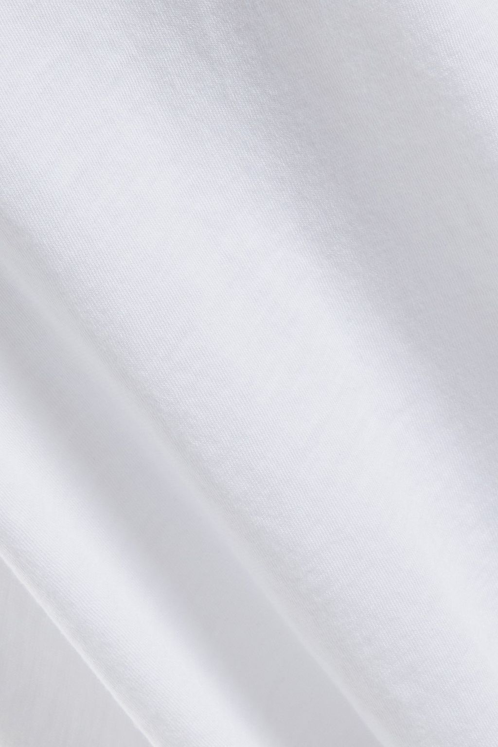 LANSTON Knotted slub cotton and modal-blend jersey tank