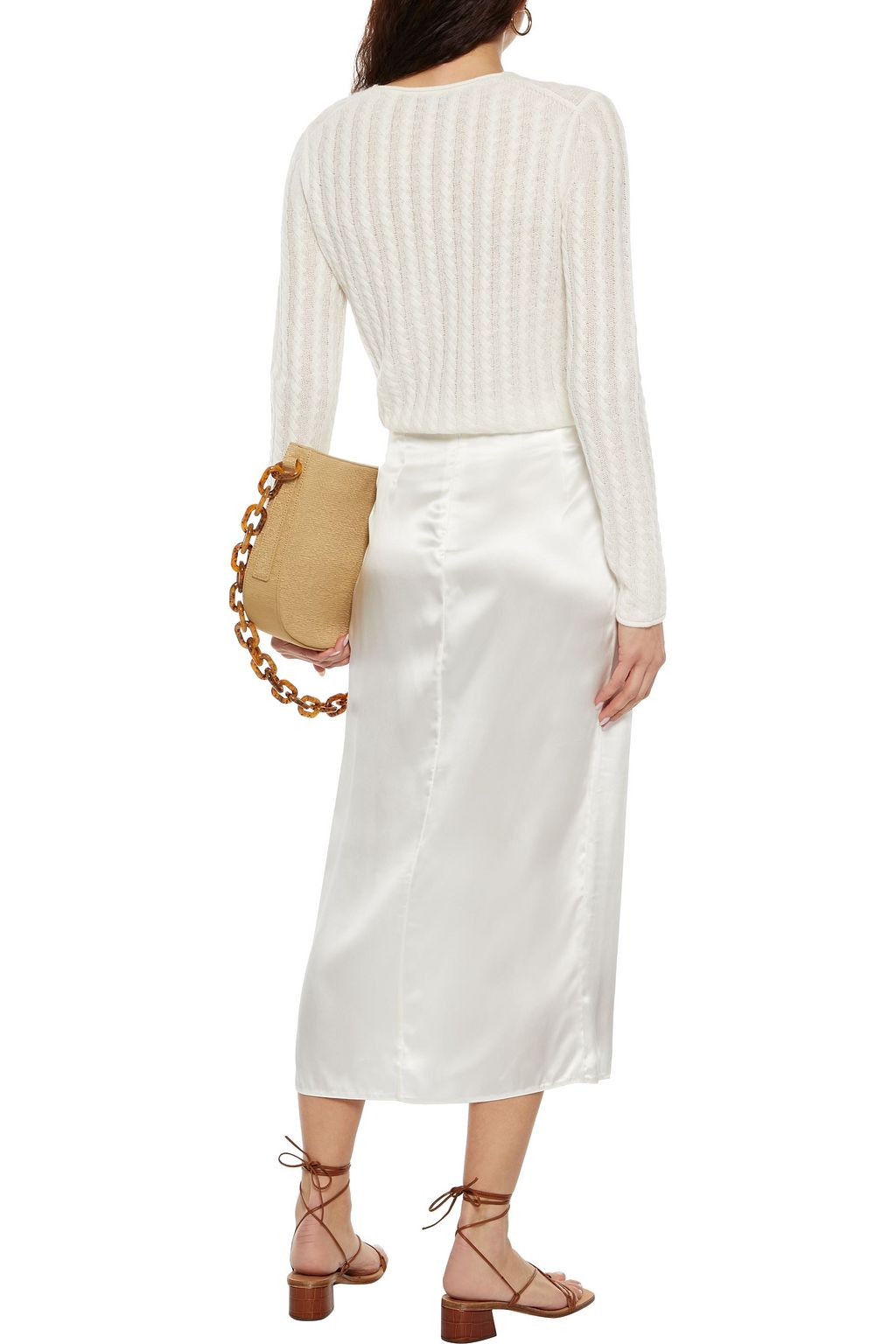 THEORY Cable-knit cashmere sweater