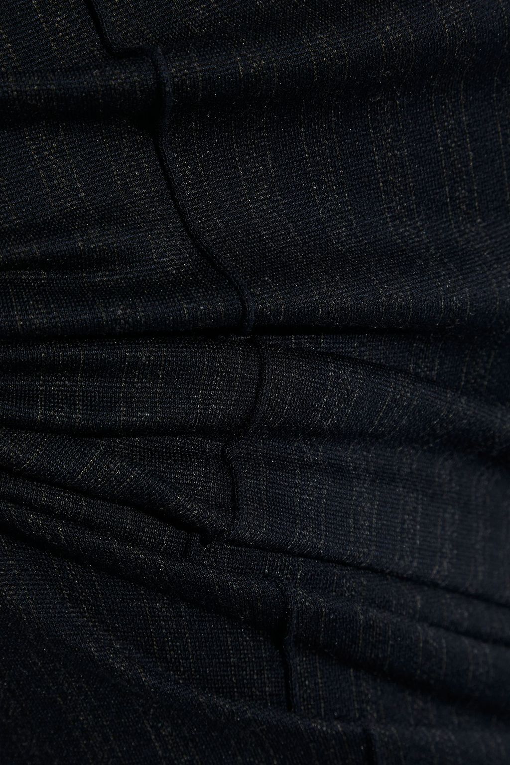 THEORY Pinstriped stretch-knit wide-leg pants
