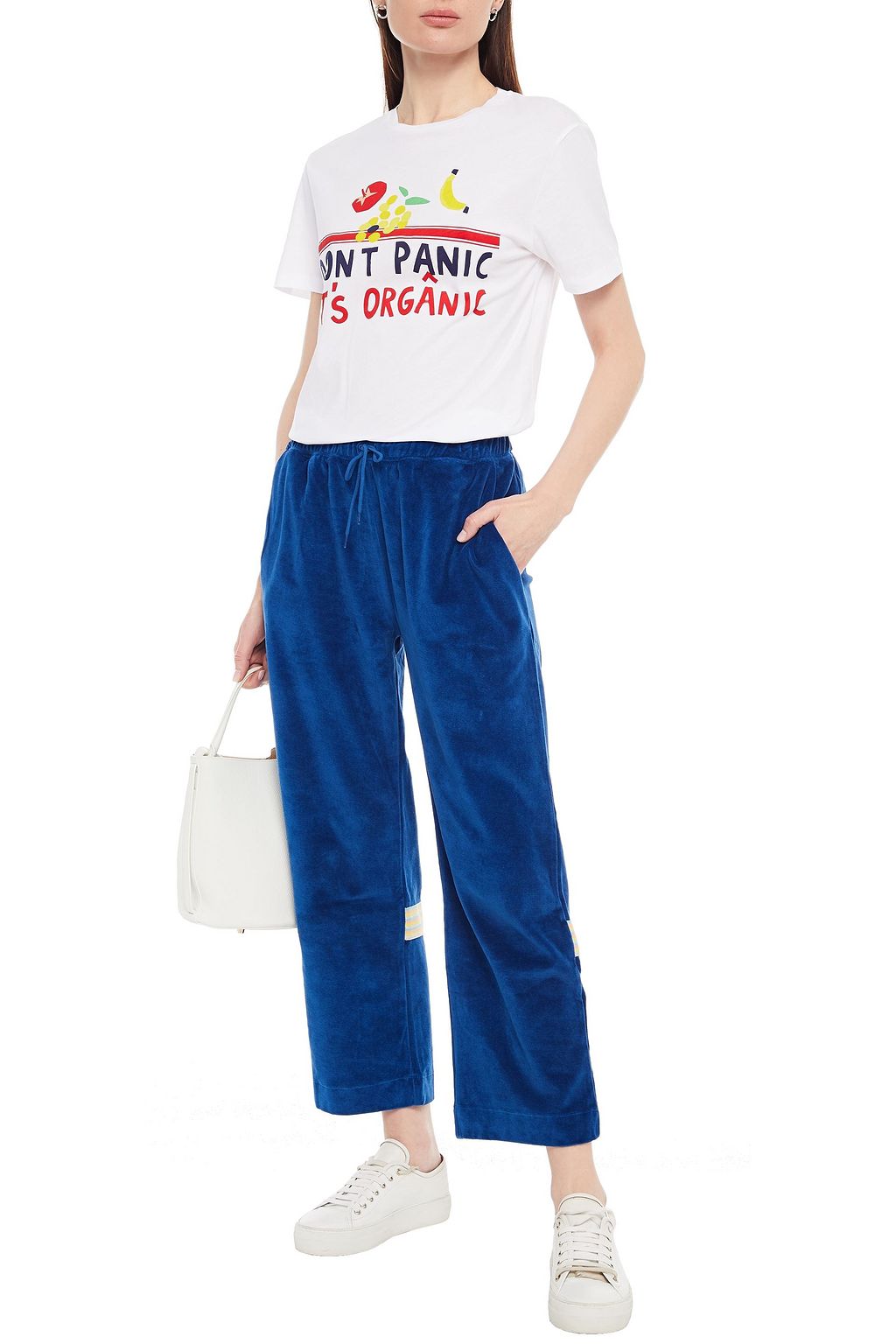ÊTRE CÉCILE Printed organic cotton-jersey T-shirt