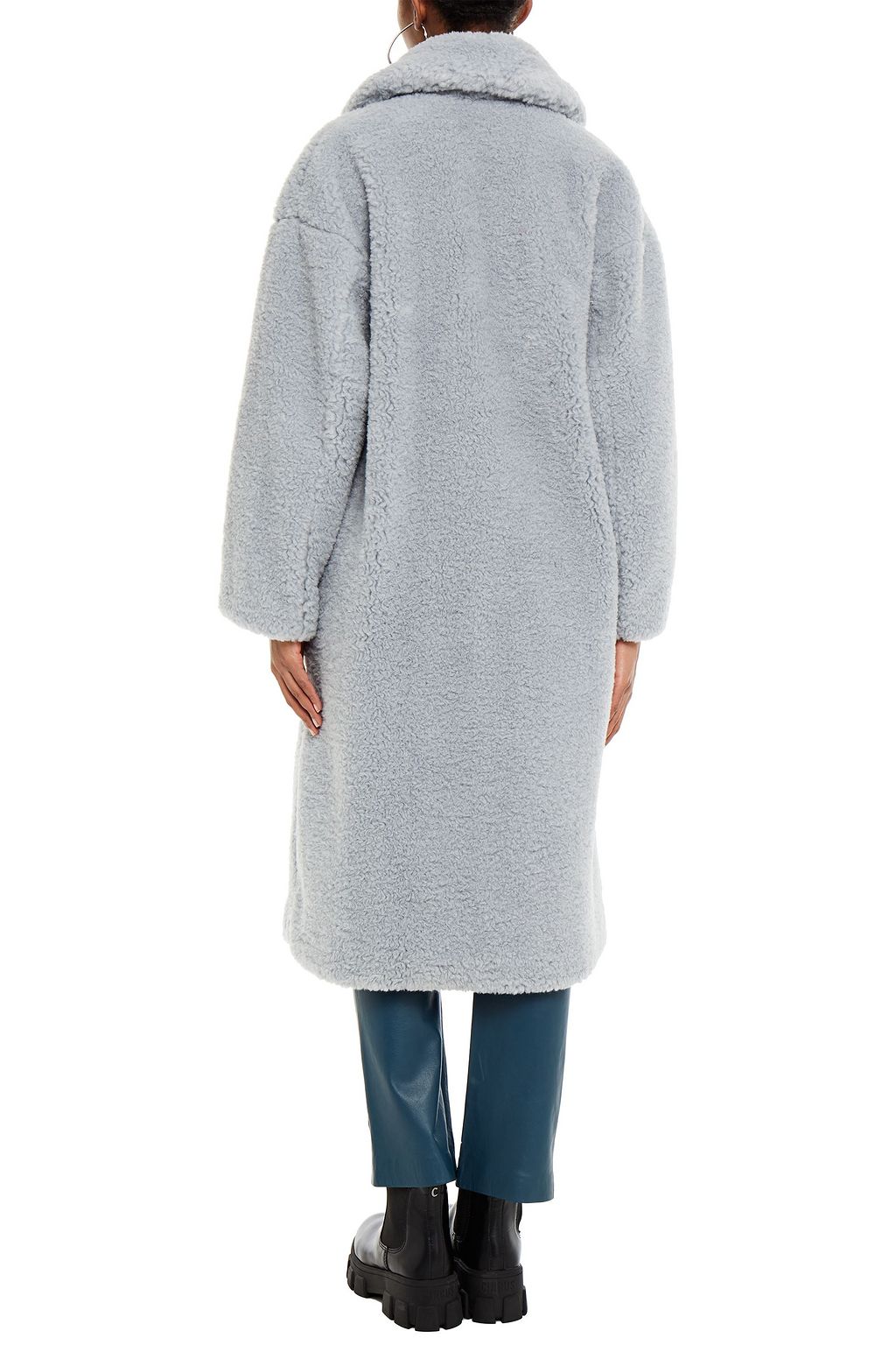 STAND STUDIO Nicole oversized faux shearling coat