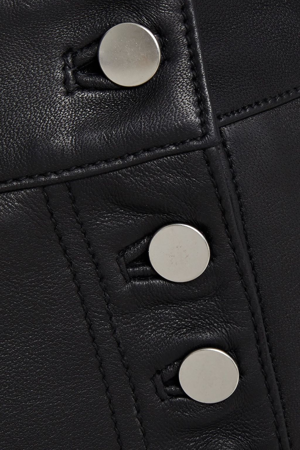 STAND STUDIO Leather slim-leg pants
