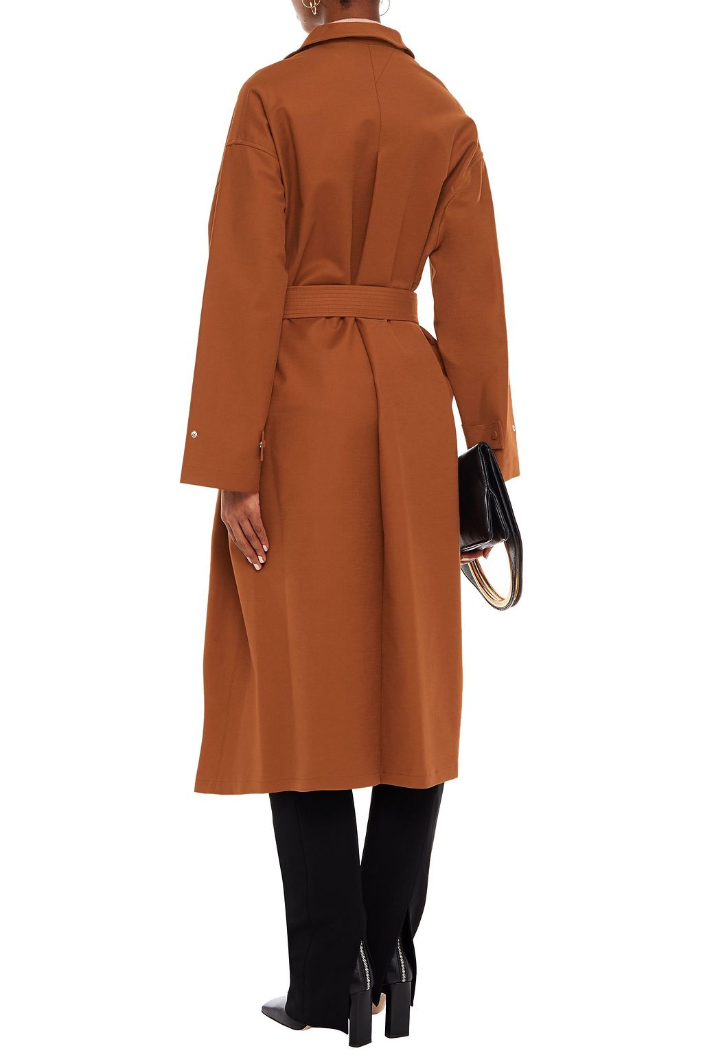 LVIR Belted cotton-blend coat