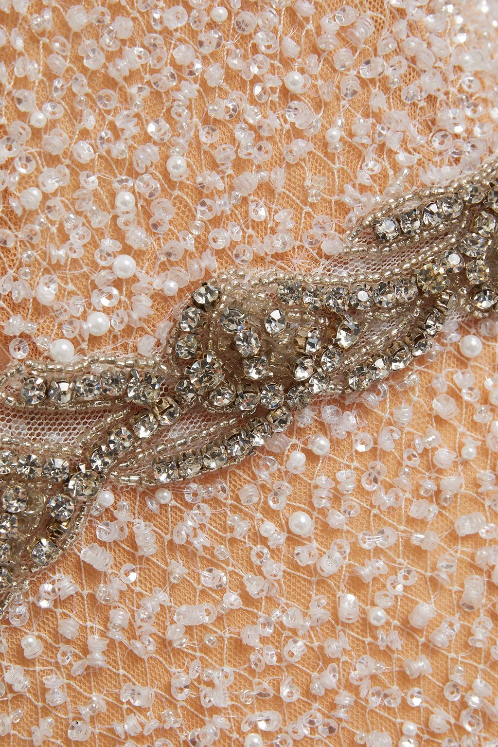 RACHEL GILBERT Merryn embellished stretch-tulle gown
