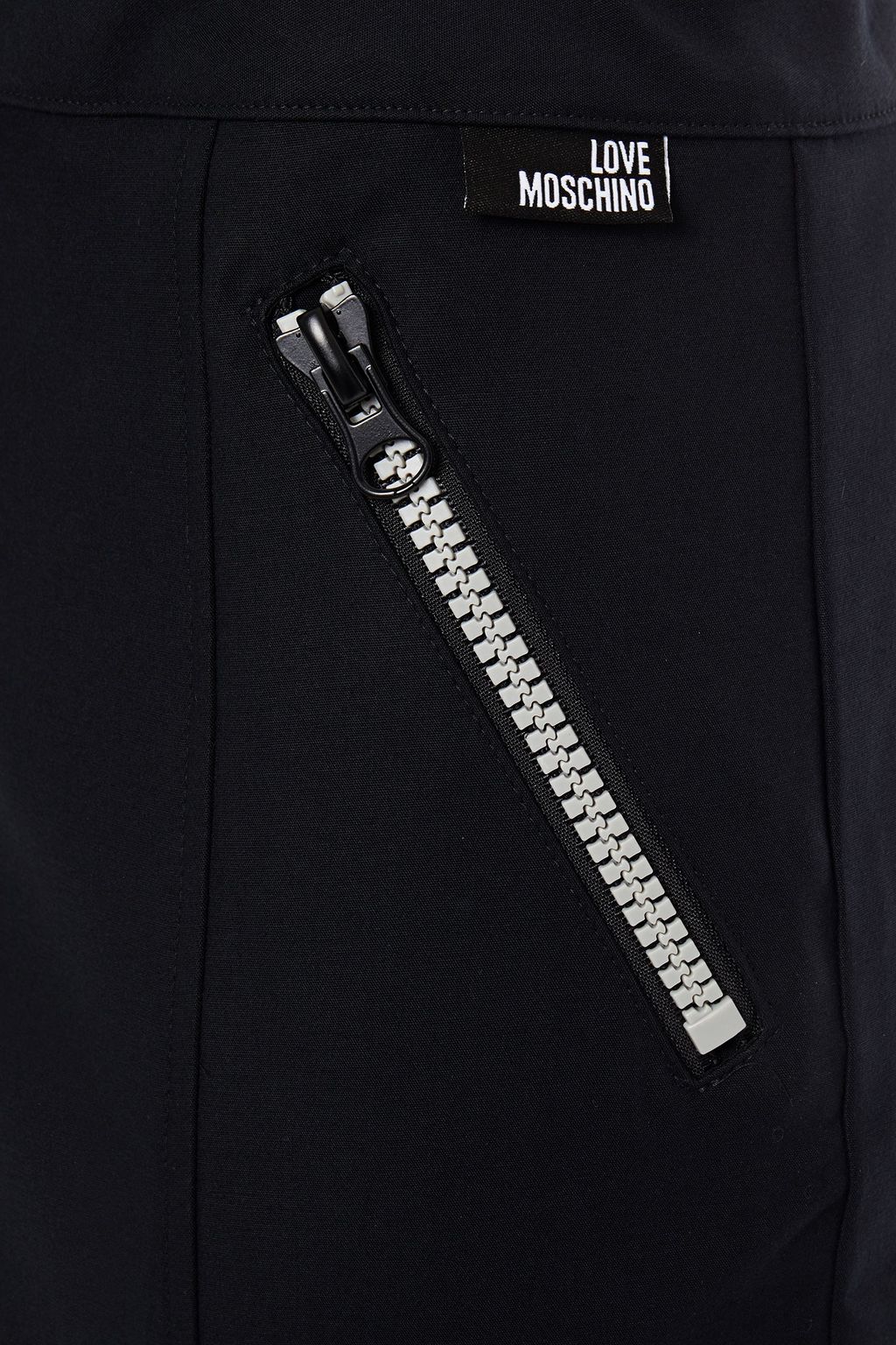 LOVE MOSCHINO Cotton-blend jersey track pants