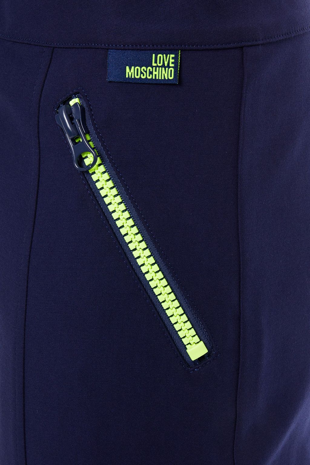 LOVE MOSCHINO Cotton-blend jersey track pants