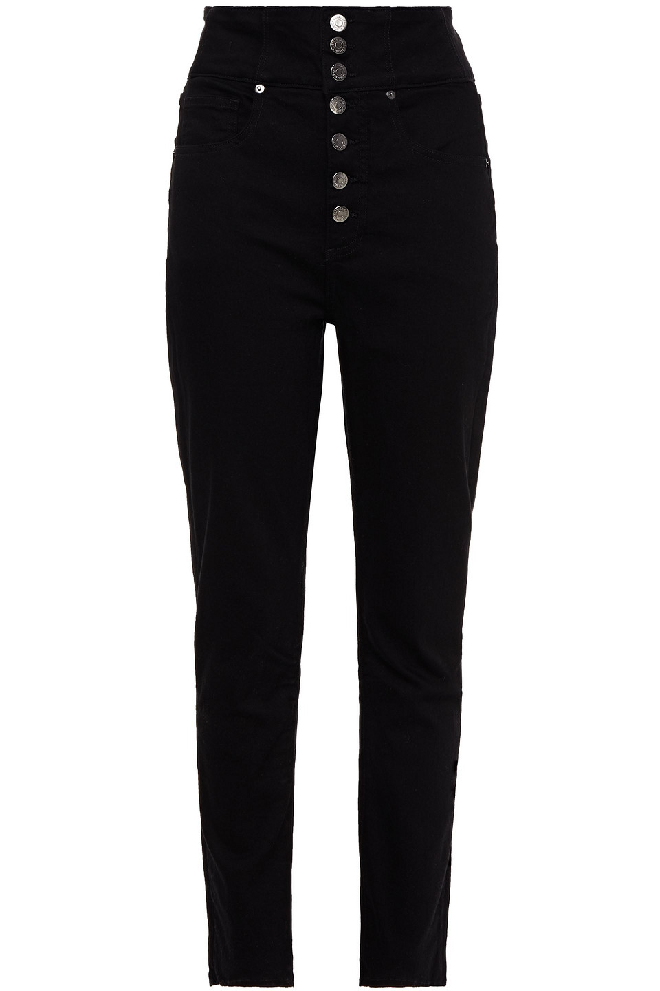veronica beard - katherine high-rise skinny jeans - black - 23