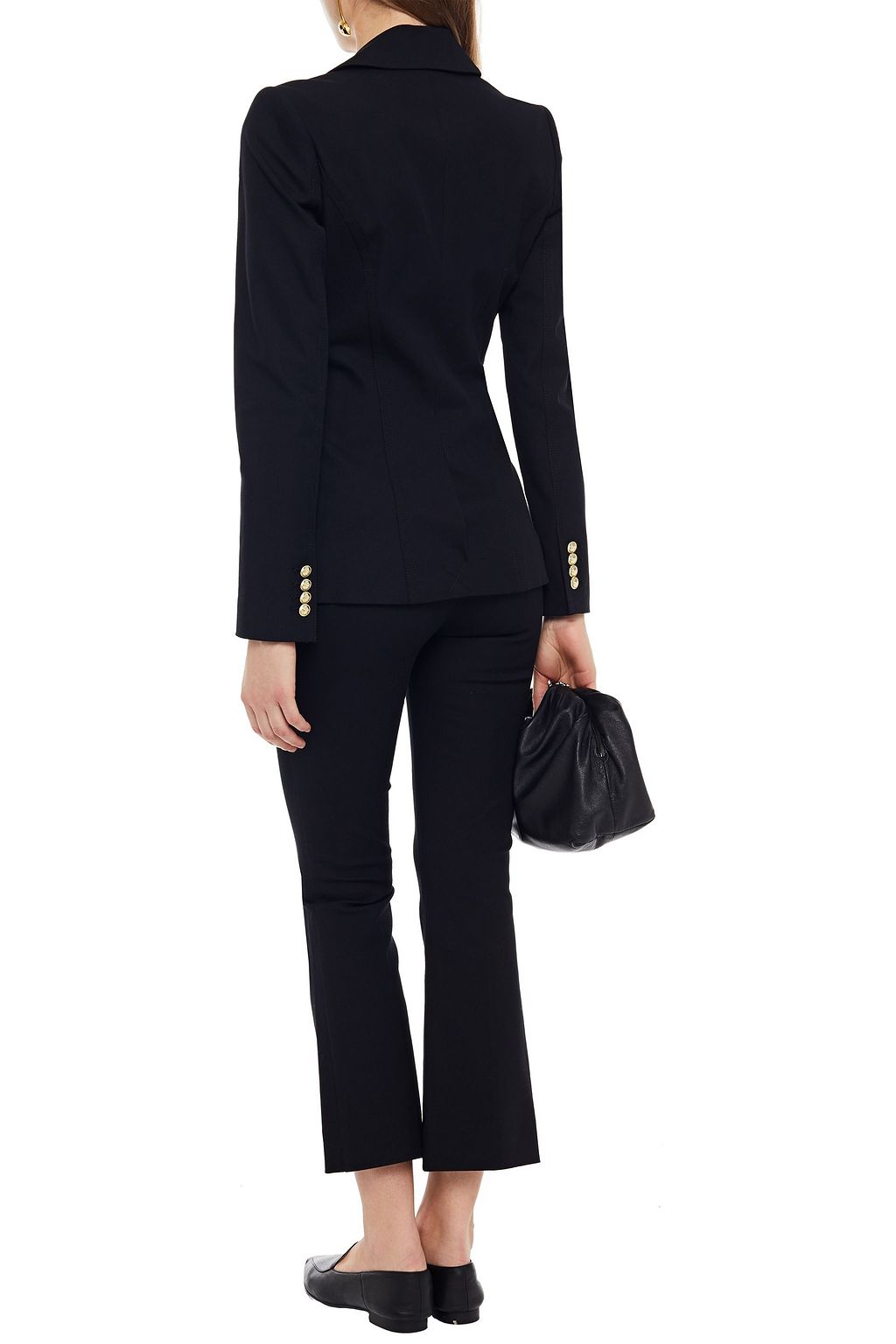 DEREK LAM 10 CROSBY Stretch-cotton twill kick-flare pants
