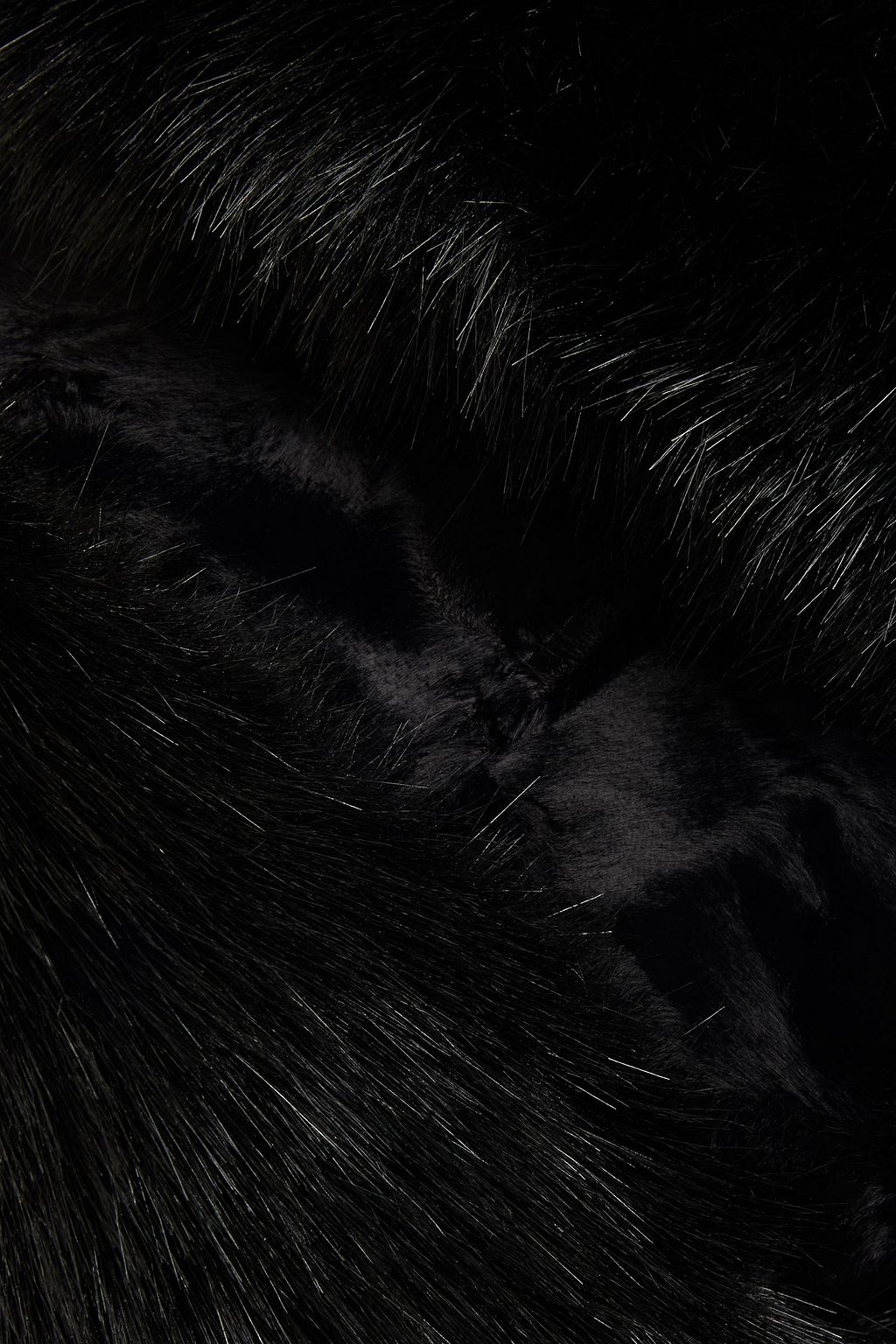 SHRIMPS Paneled faux fur jacket