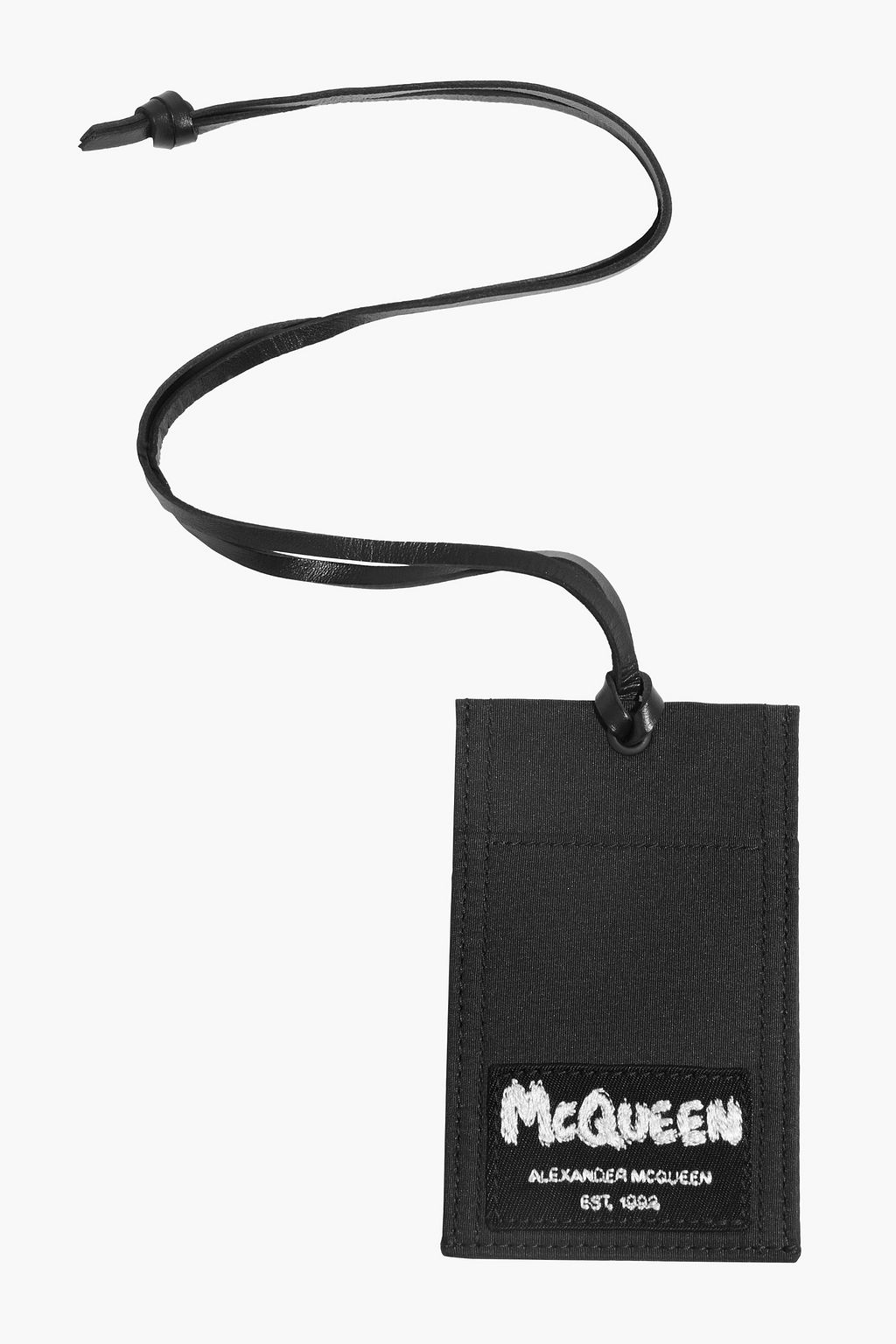 ALEXANDER MCQUEEN Appliquéd shell cardholder