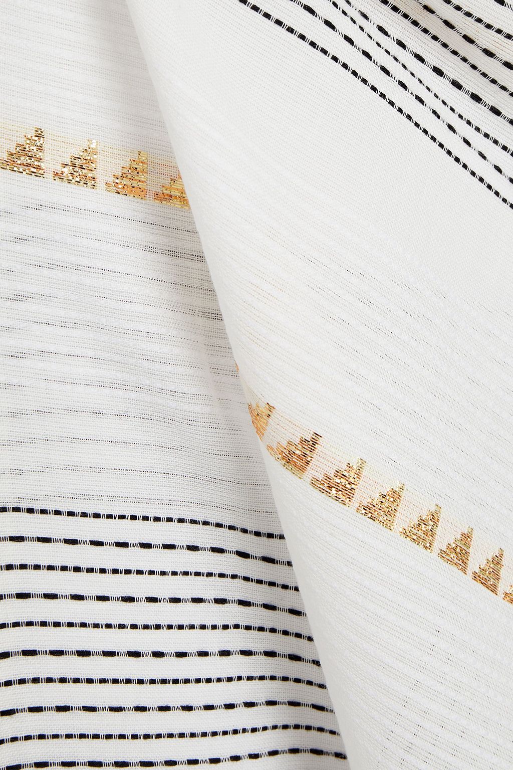 VIX PAULA HERMANNY Metallic-trimmed jacquard pareo