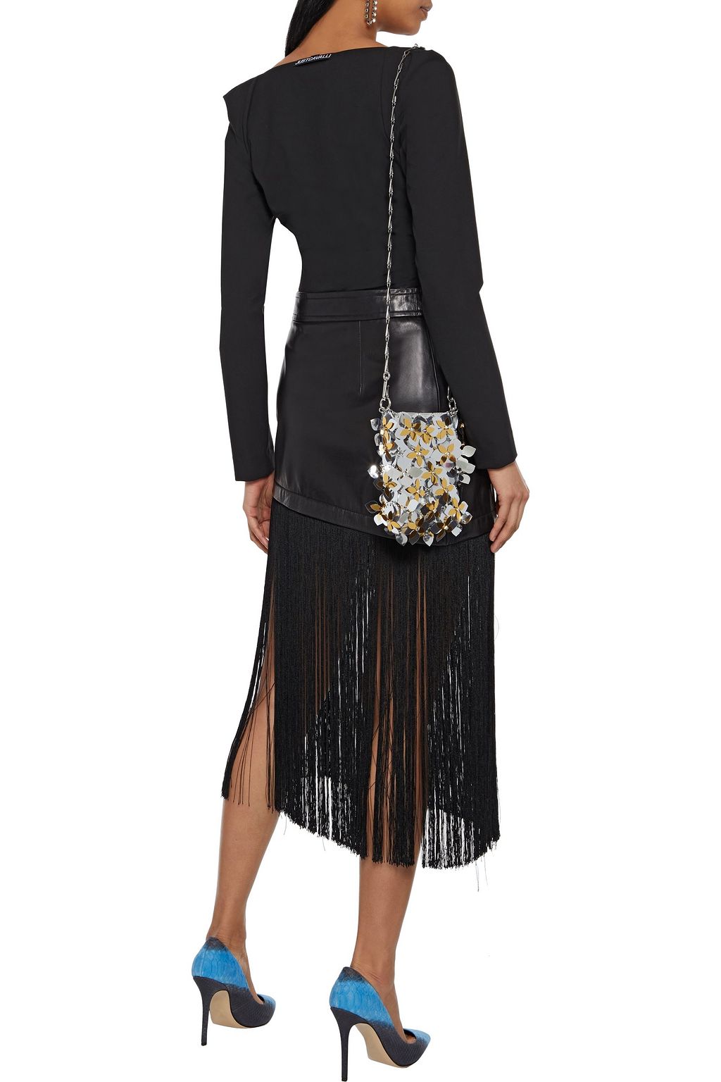 JUST CAVALLI Cropped cady top