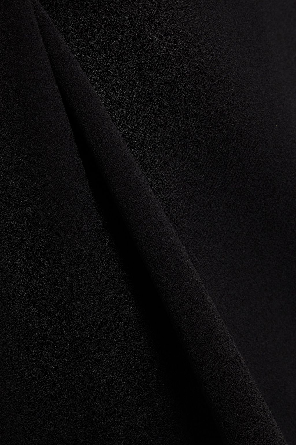 TIBI Off-the-shoulder tie-detailed stretch-crepe mini dress