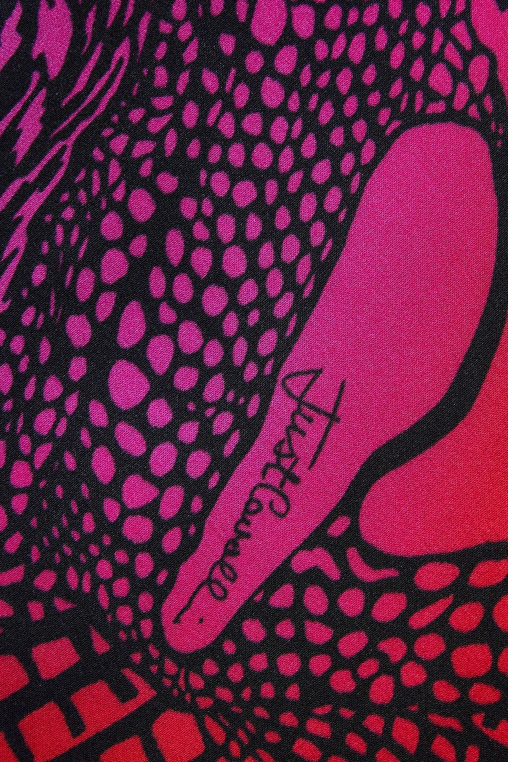 JUST CAVALLI Printed satin shirt