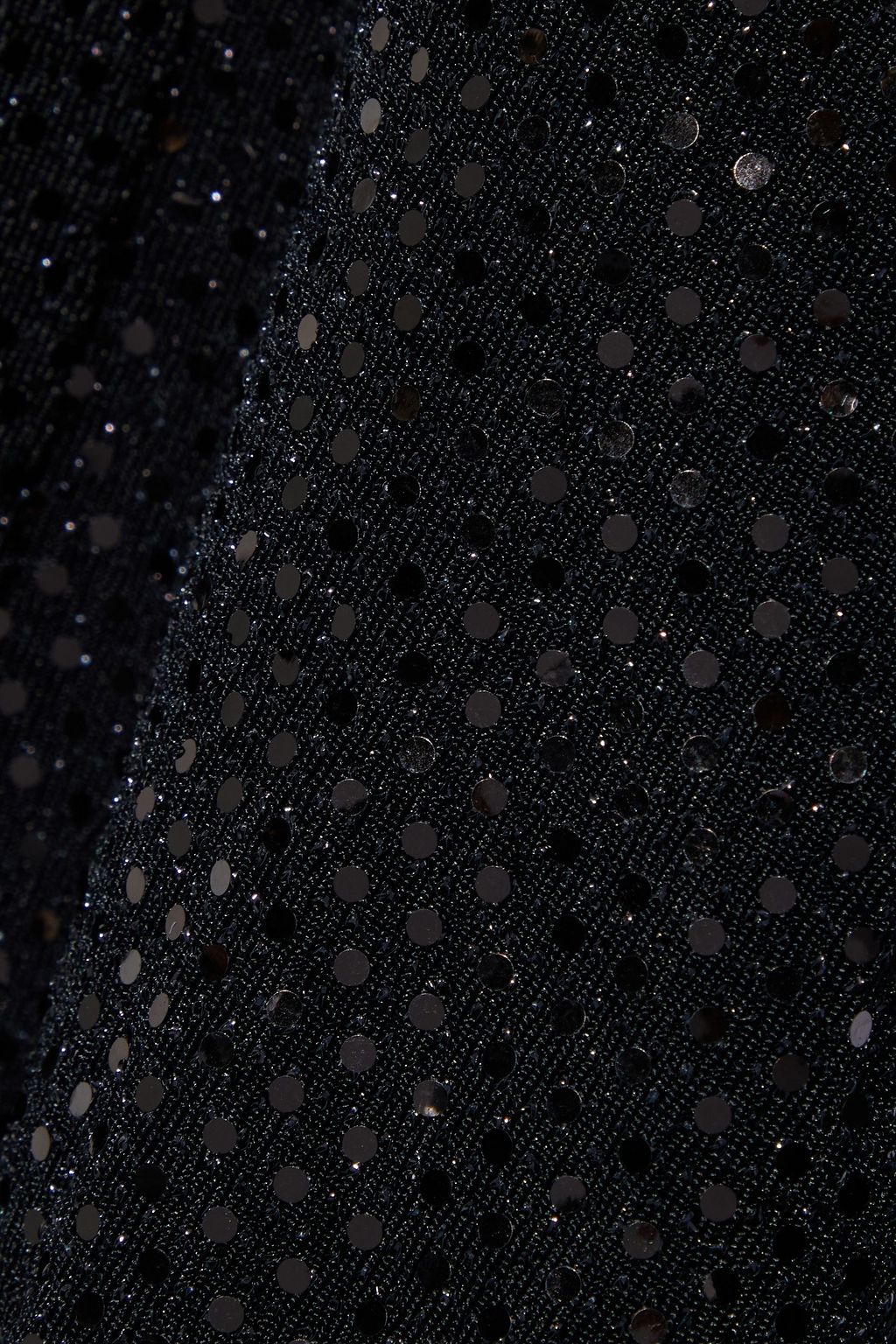 JUST CAVALLI Burnout-effect sequined stretch-knit mini dress