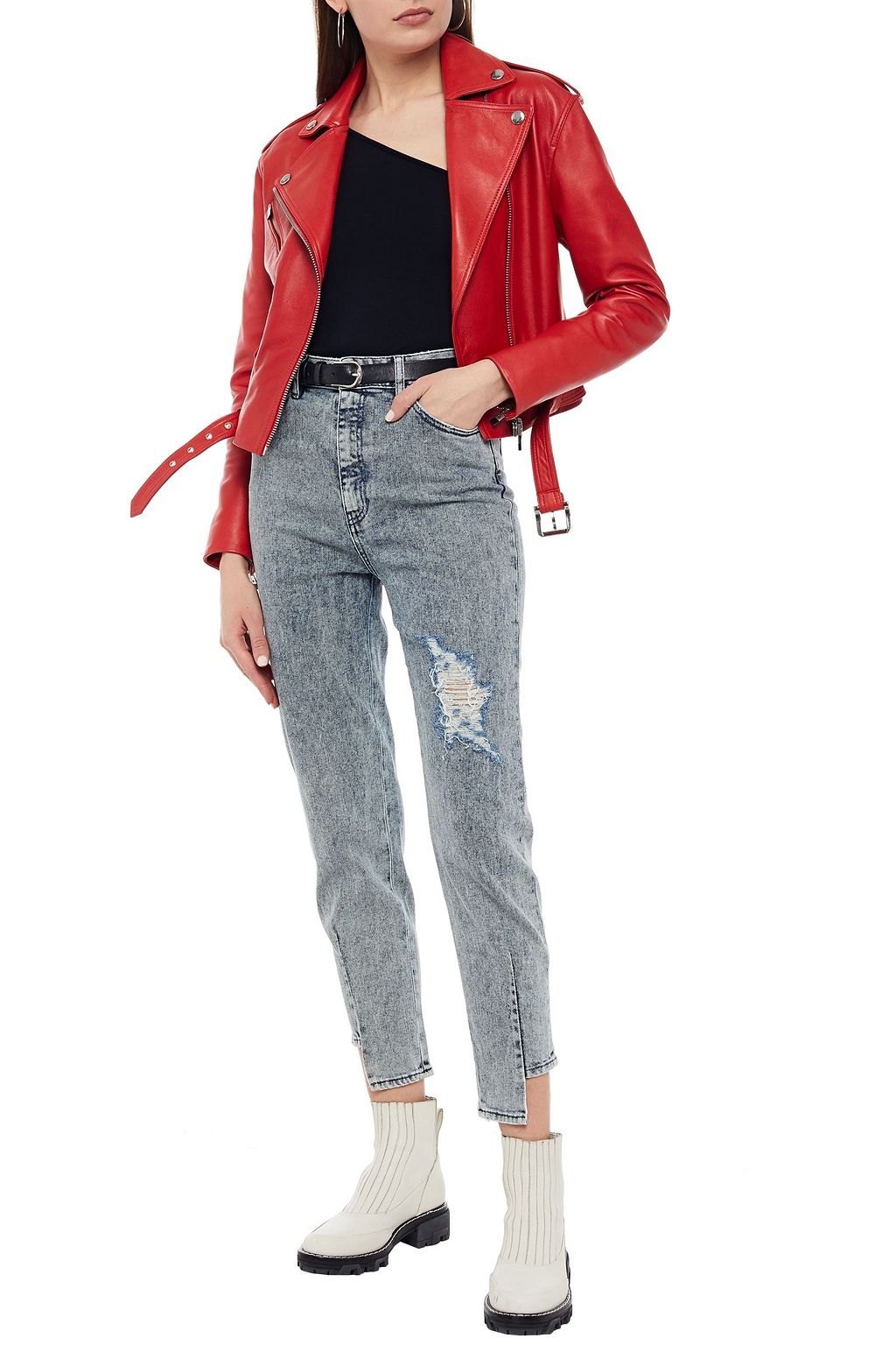 the outnet leather jacket