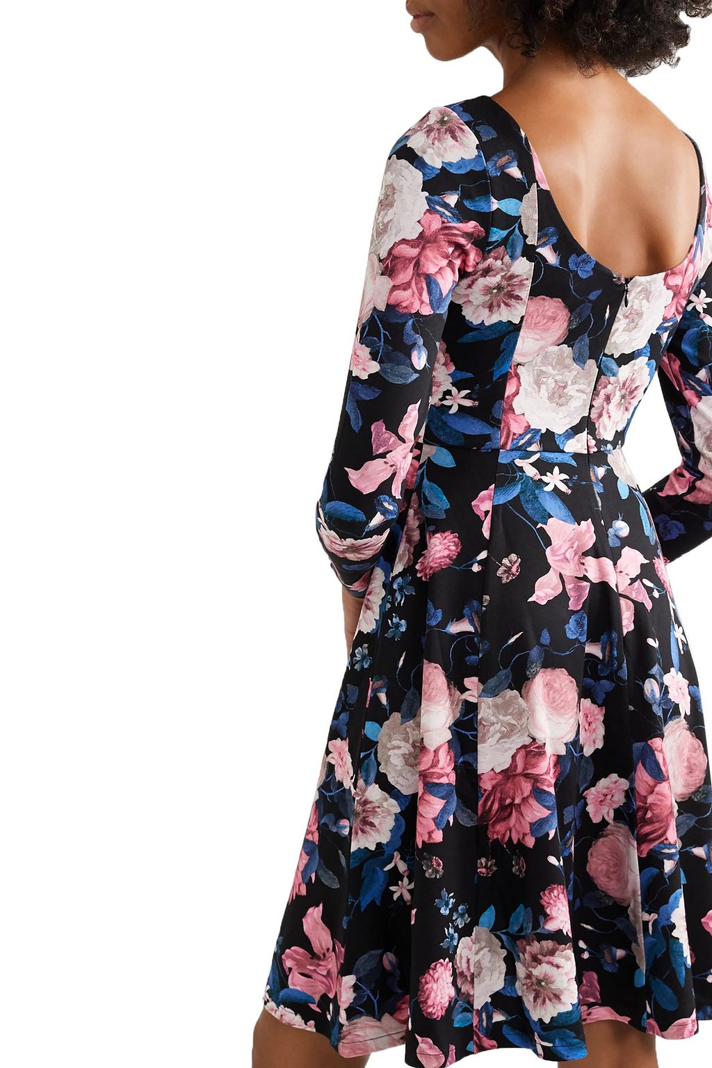 ERDEM Martina floral-print ponte mini dress