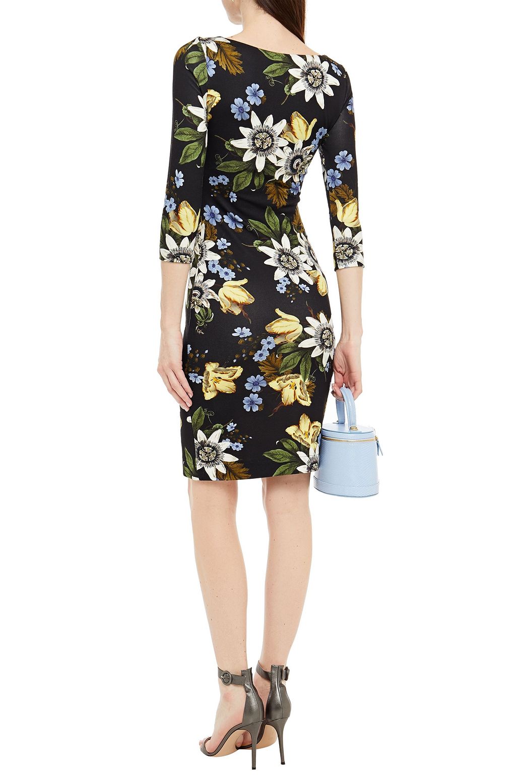 ERDEM Reese floral-print stretch-ponte dress