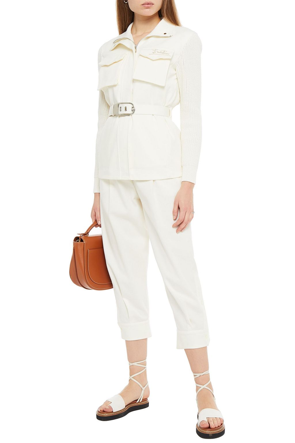 PUCCI Belted stretch-cotton twill jacket