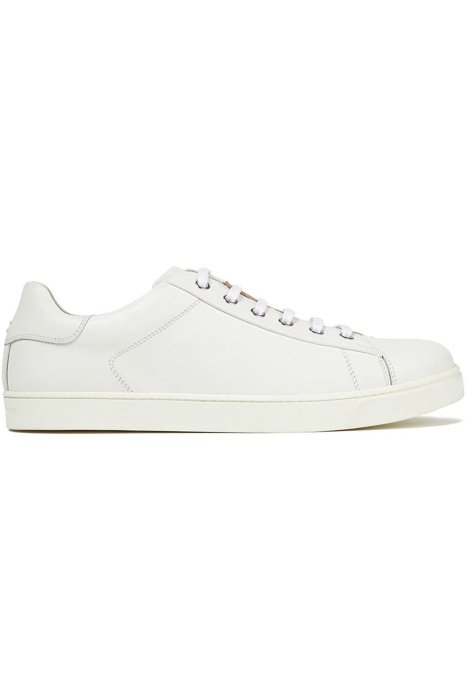 Gianvito Rossi Woman Leather Sneakers White Size 38
