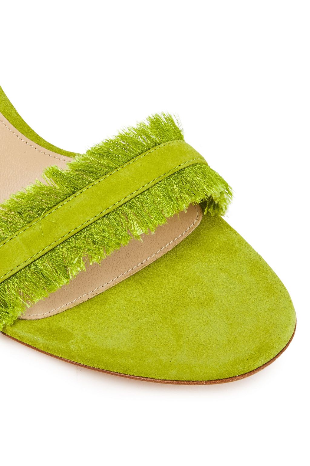 GIANVITO ROSSI Caribe 85 fringed suede sandals