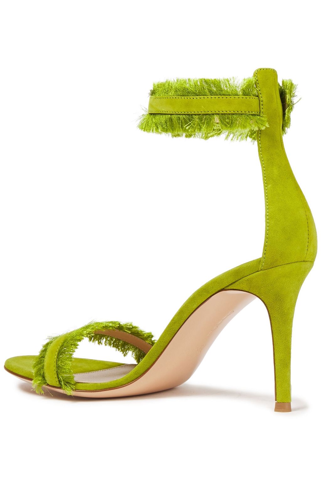GIANVITO ROSSI Caribe 85 fringed suede sandals