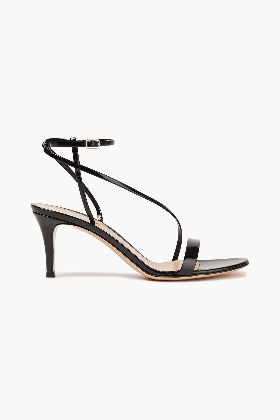 Gianvito Rossi Woman Carlyle Patent-leather Sandals Black Size 37.5