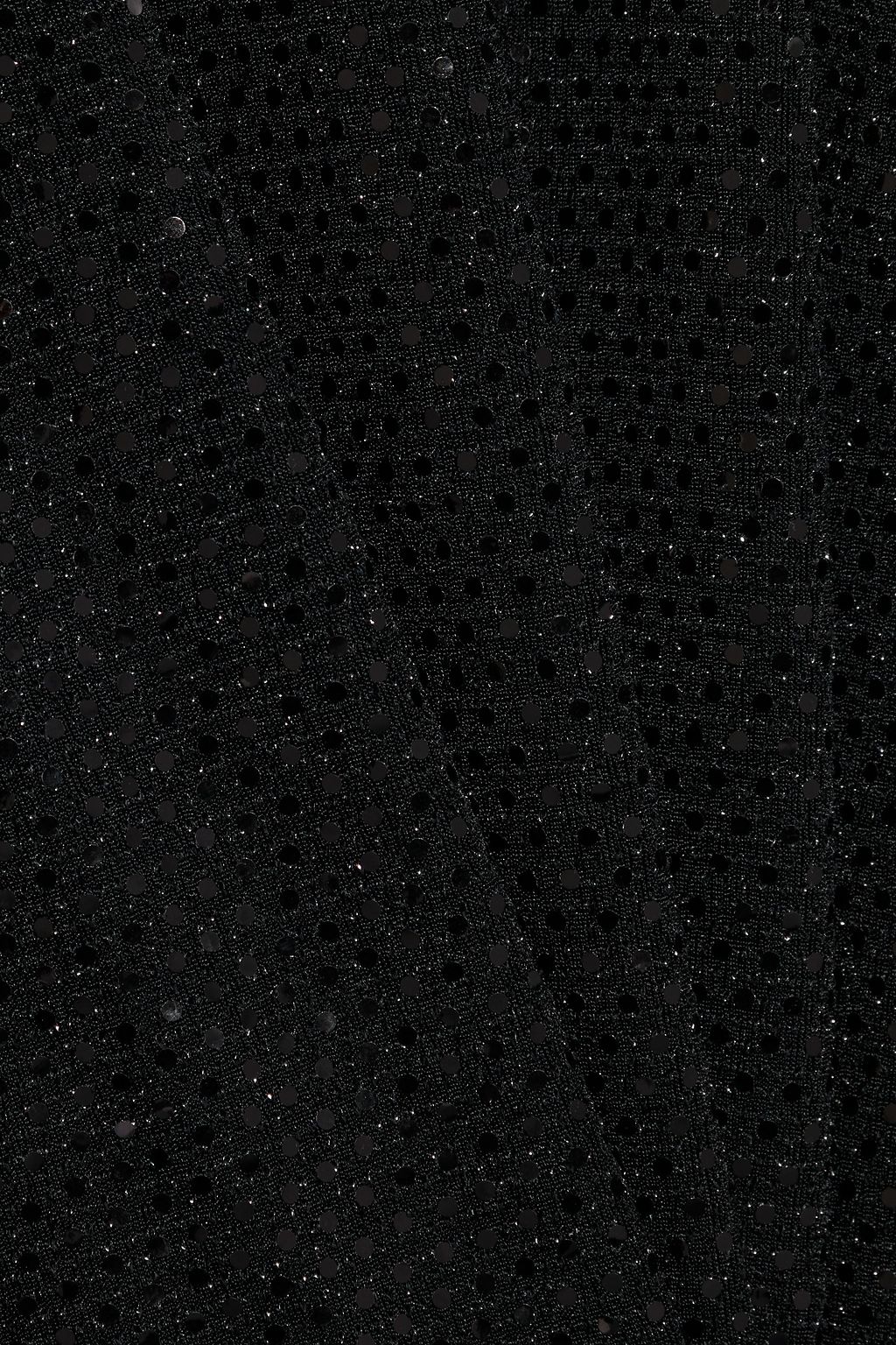 JUST CAVALLI Burnout-effect sequined stretch-knit dress