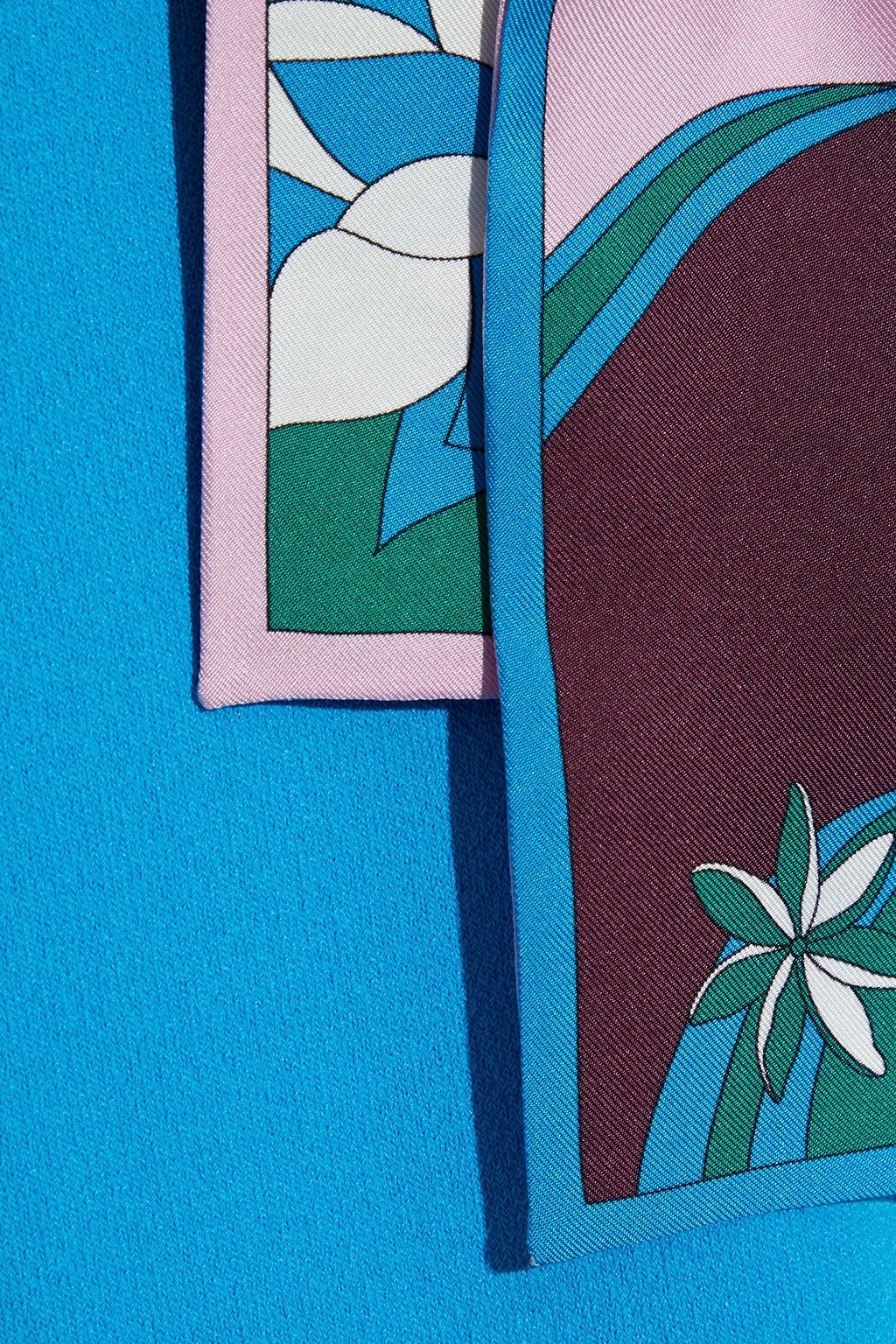 PUCCI Bow-detailed stretch-knit tank