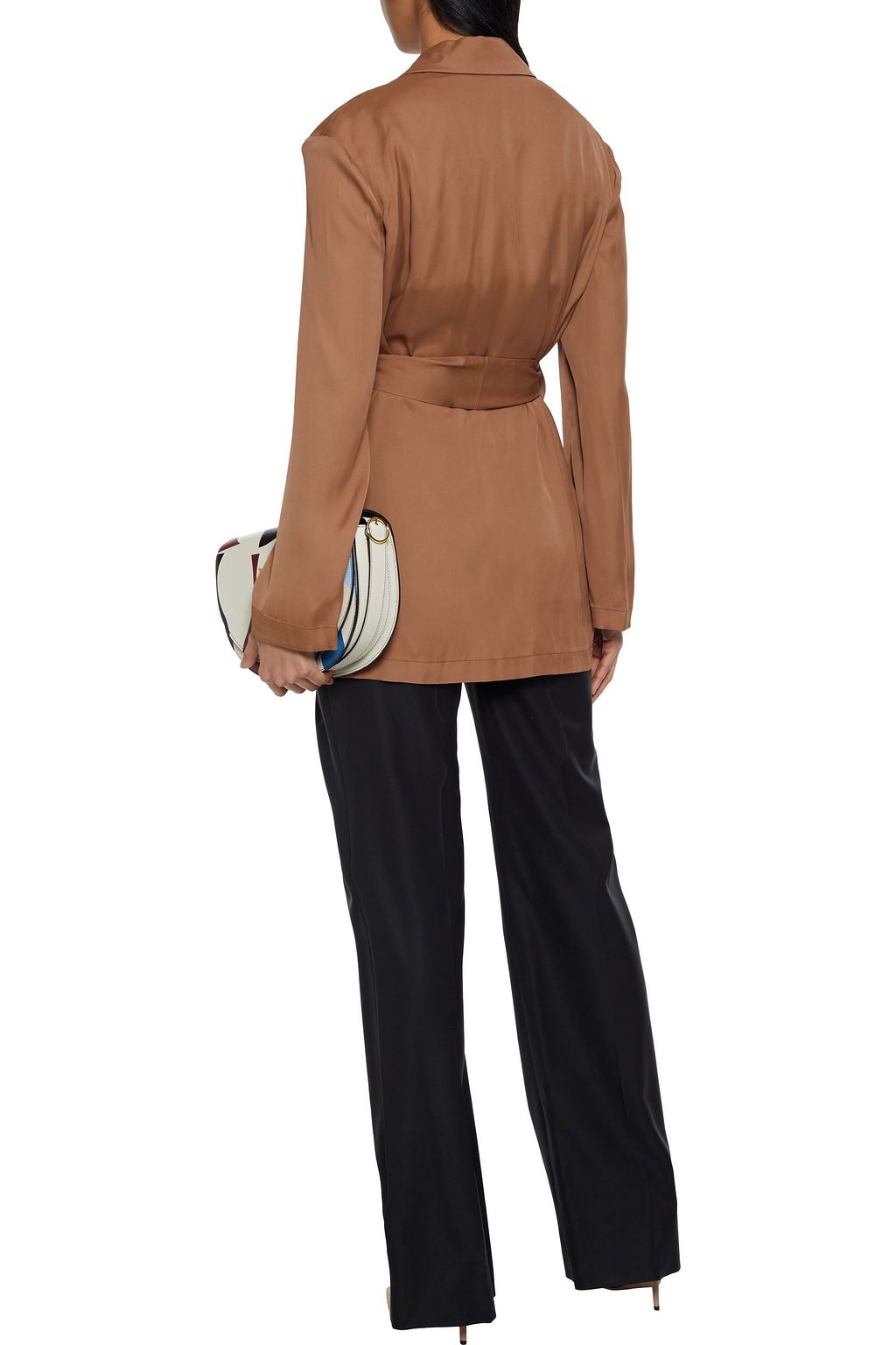 PUCCI Belted crepe de chine jacket