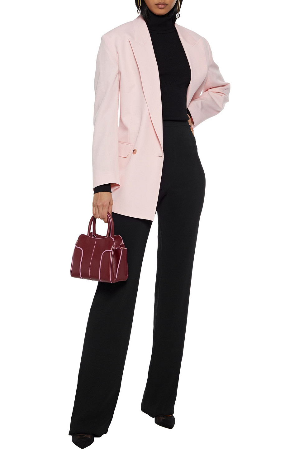 EMILIO PUCCI CREPE STRAIGHT-LEG PANTS,3074457345625536155